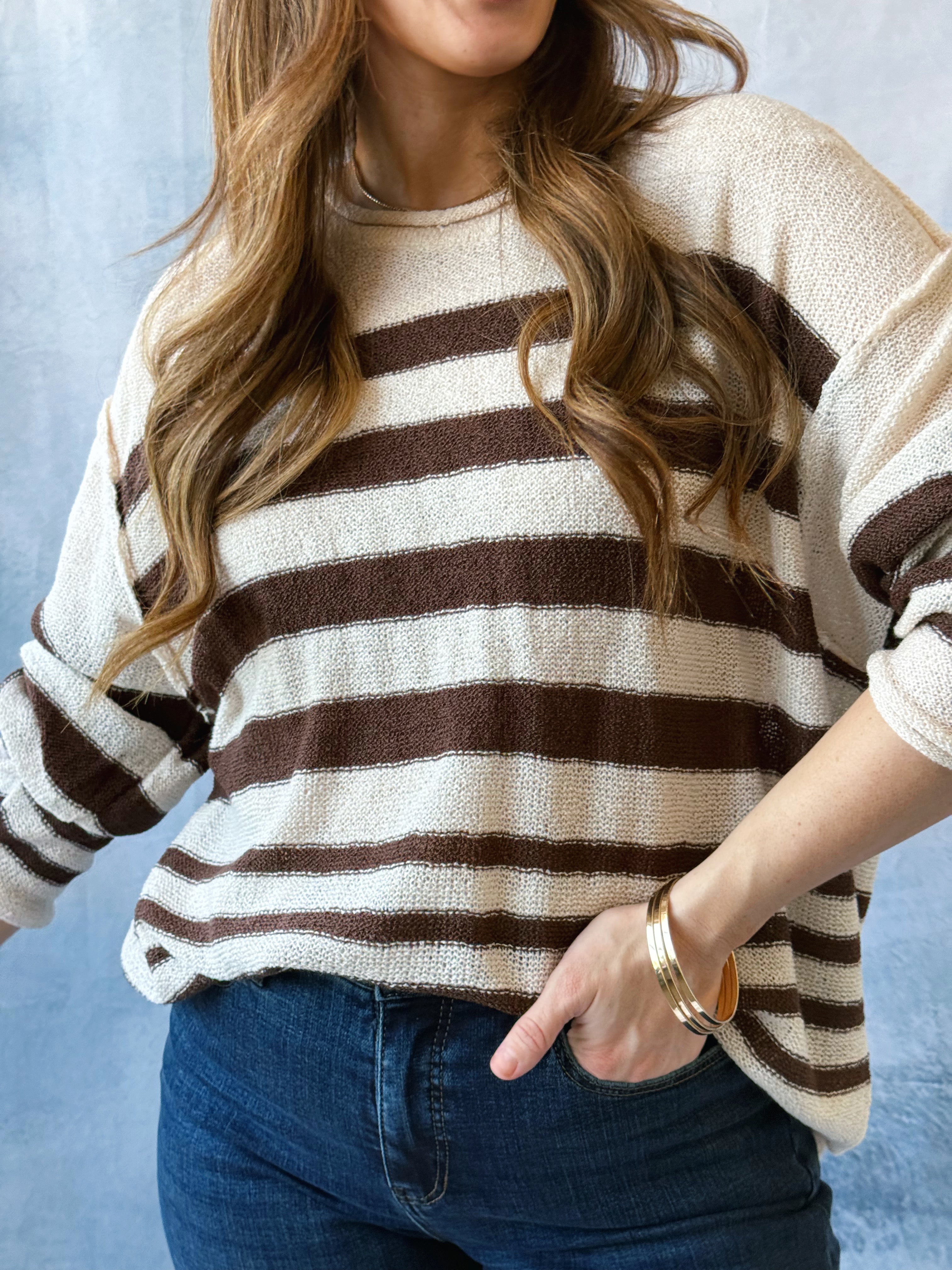 Tori Sweater - CHOCOLATE