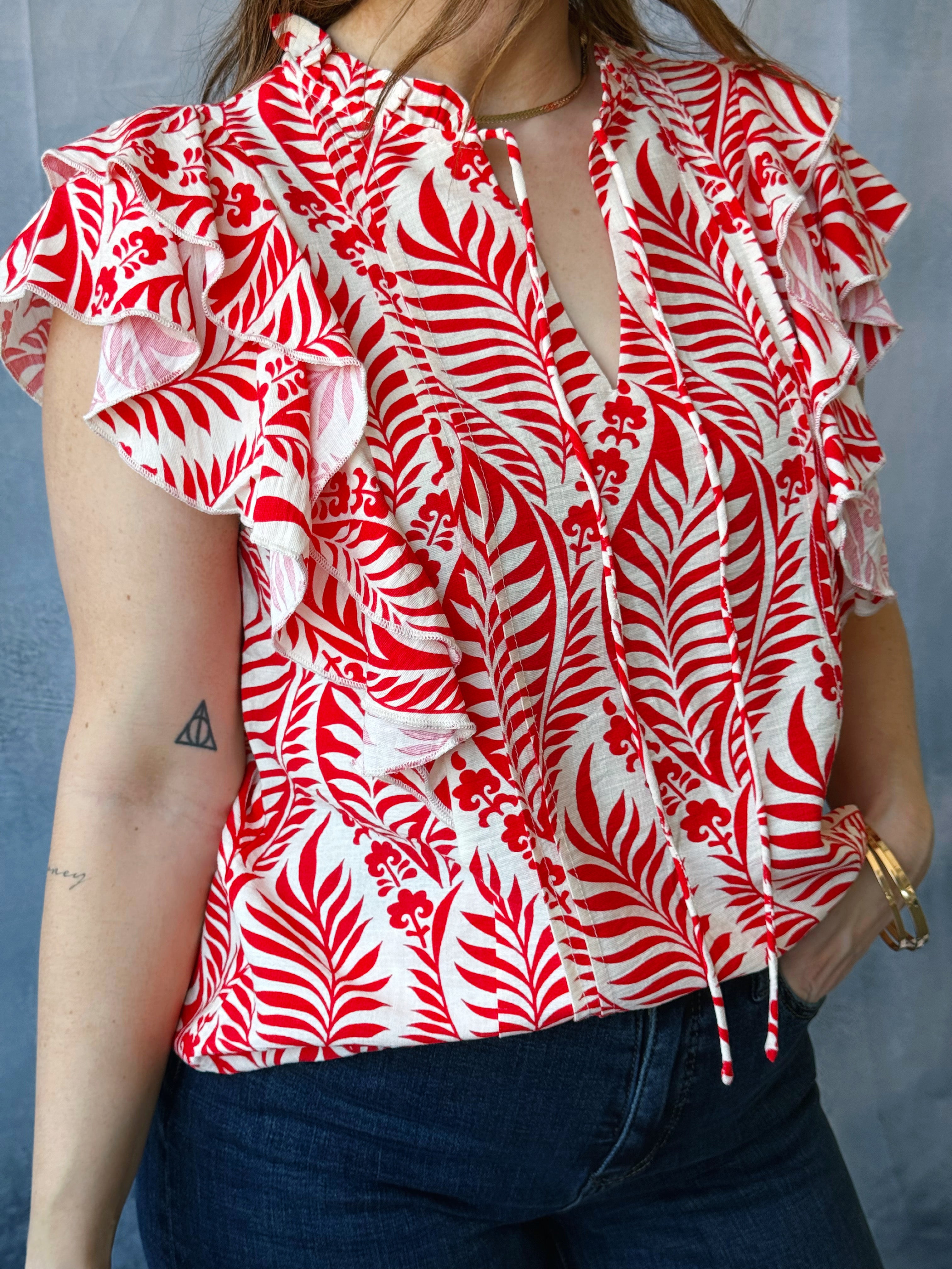 Stephanie Blouse - RED
