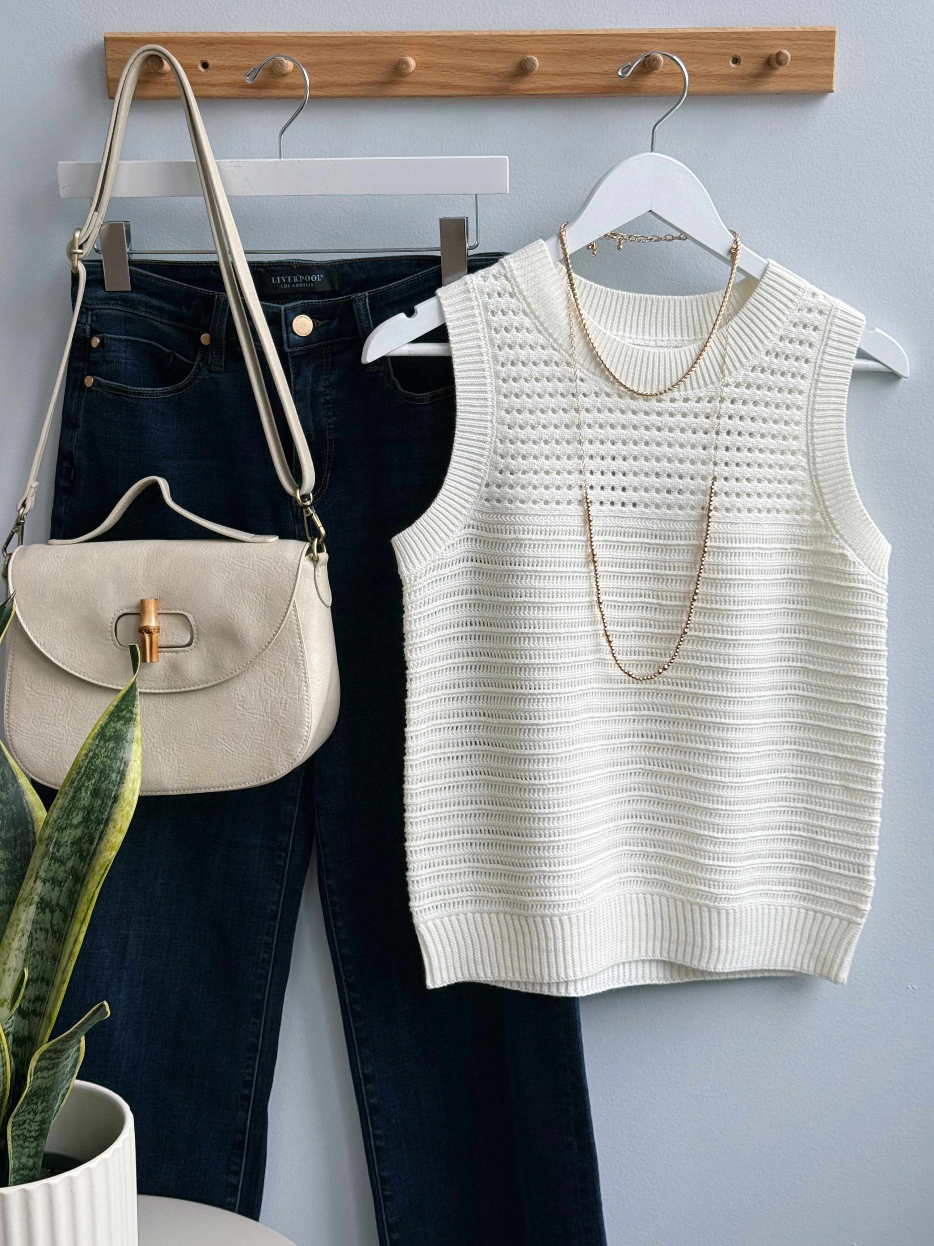 Barrett Sweater Tank - OFF WHITE