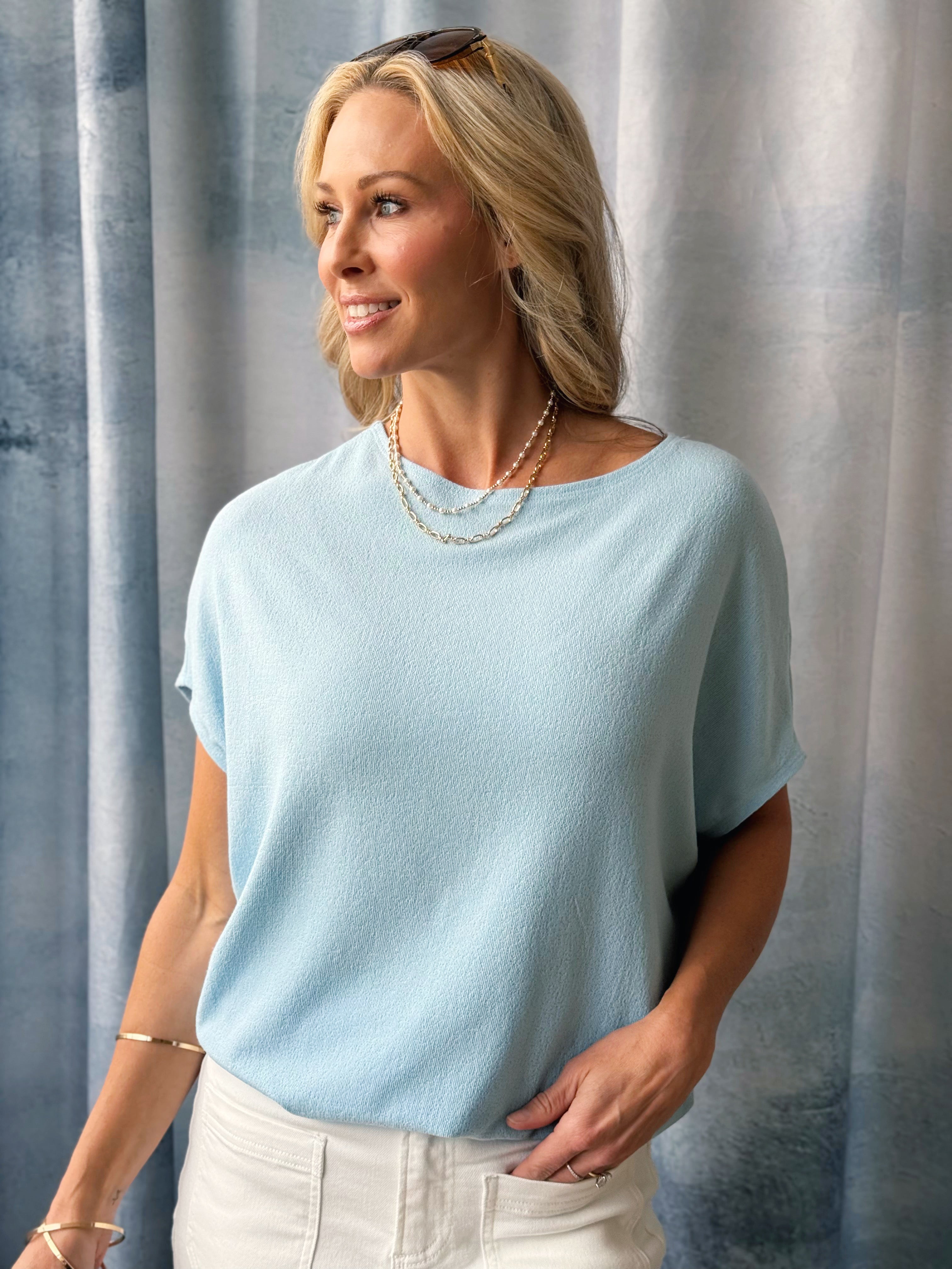 Favorite Comfy Tee - AIRY BLUE