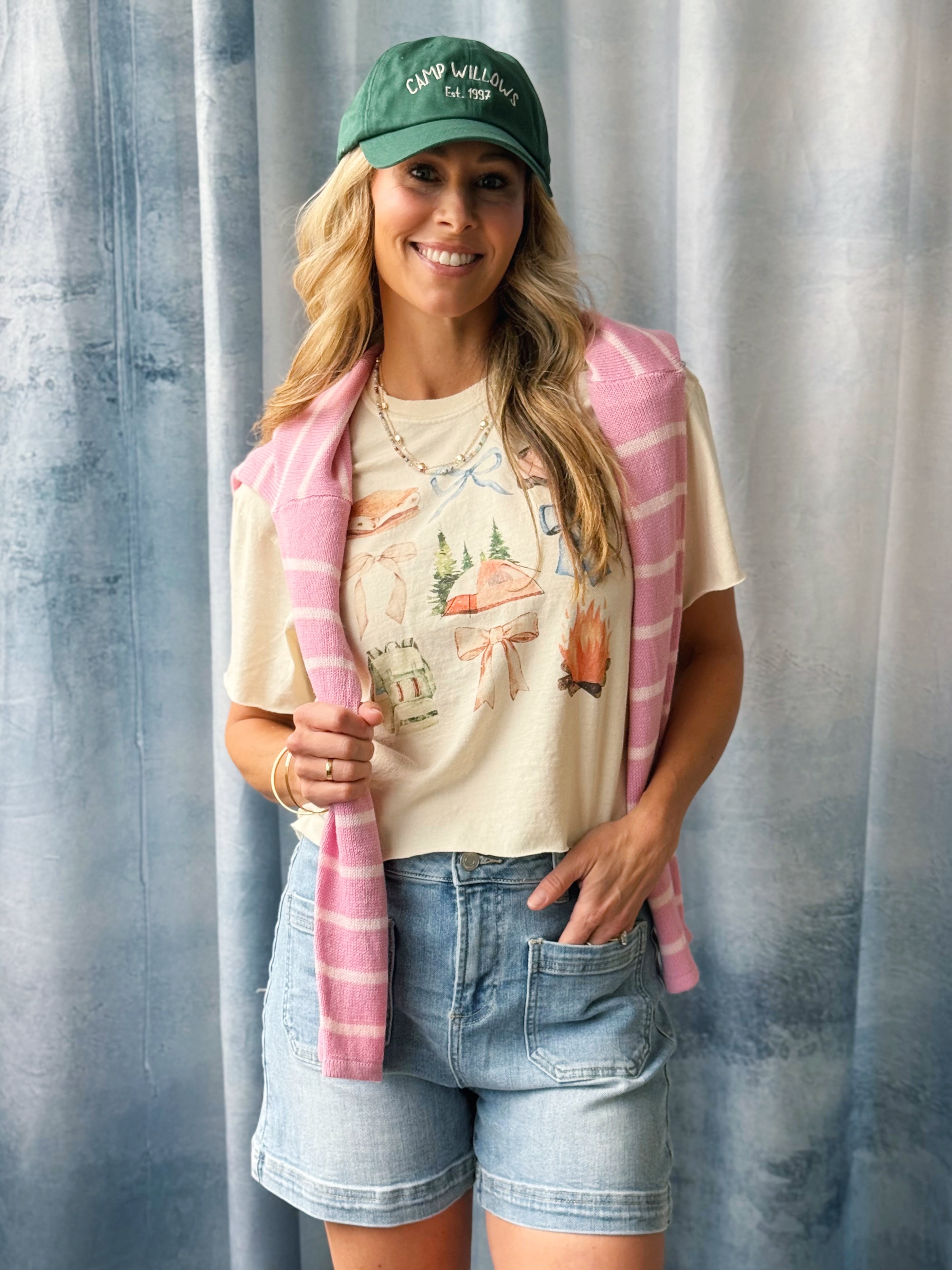 Camping Cutie Tee - IVORY