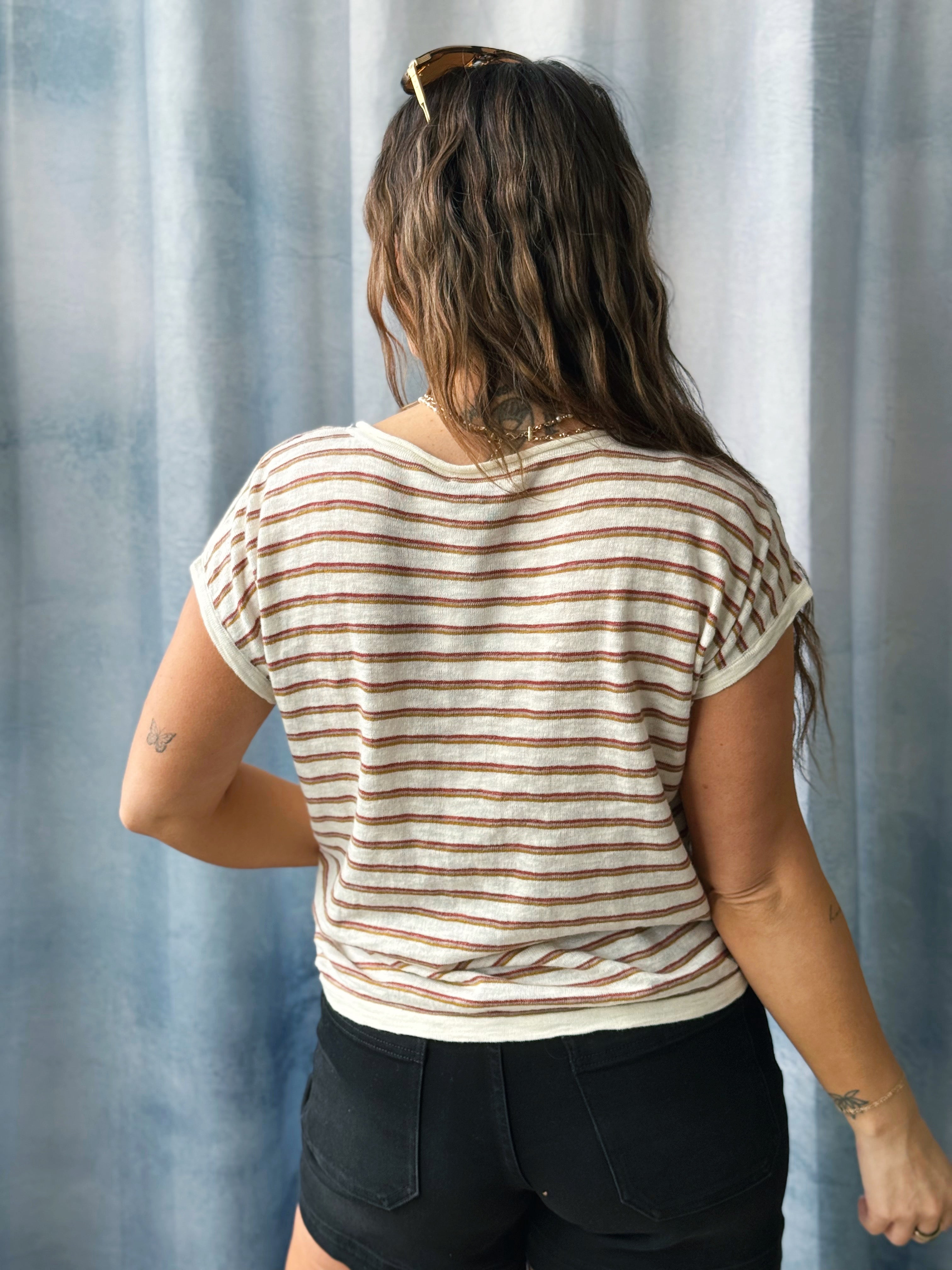 Brooklyn Sweater - RUST/MOCHA