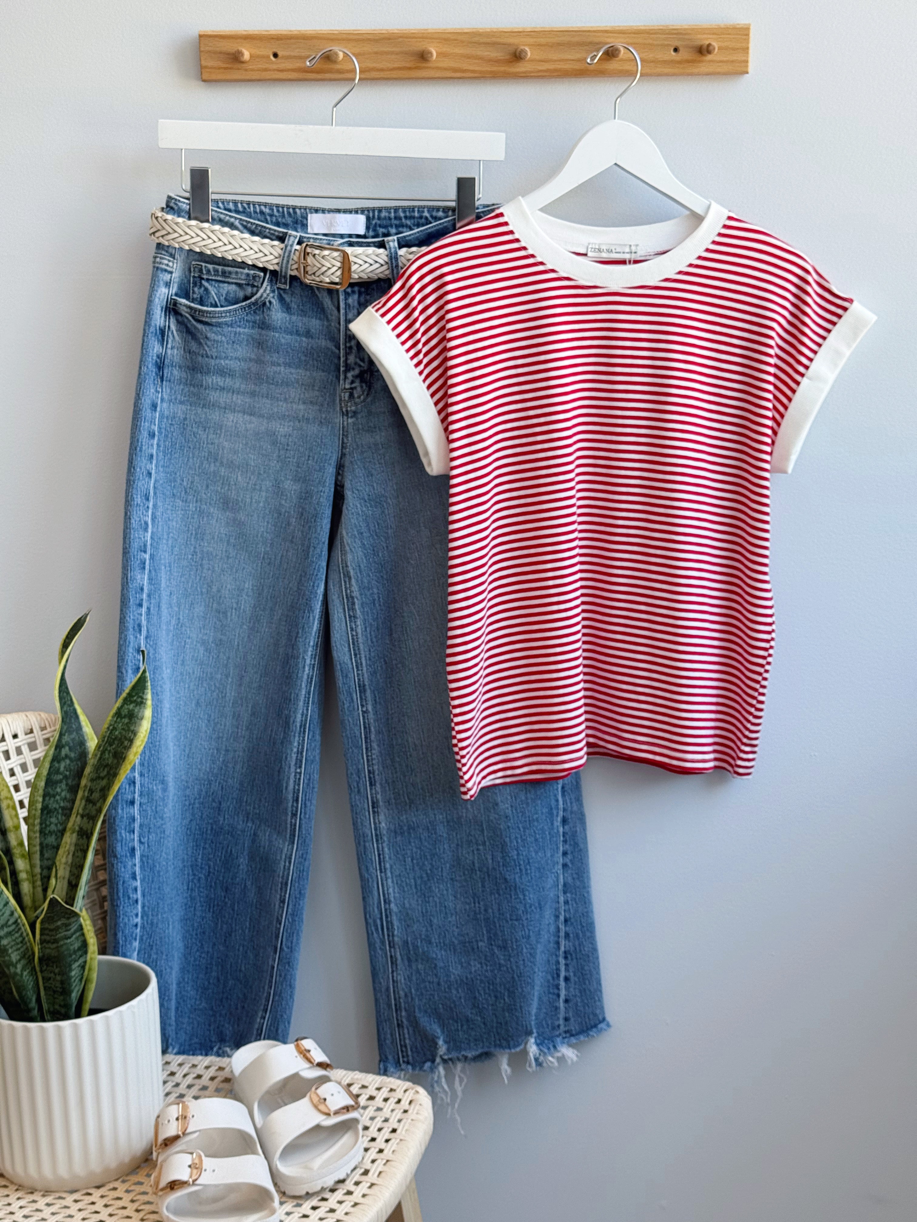 Beach Trip Tee - RUBY