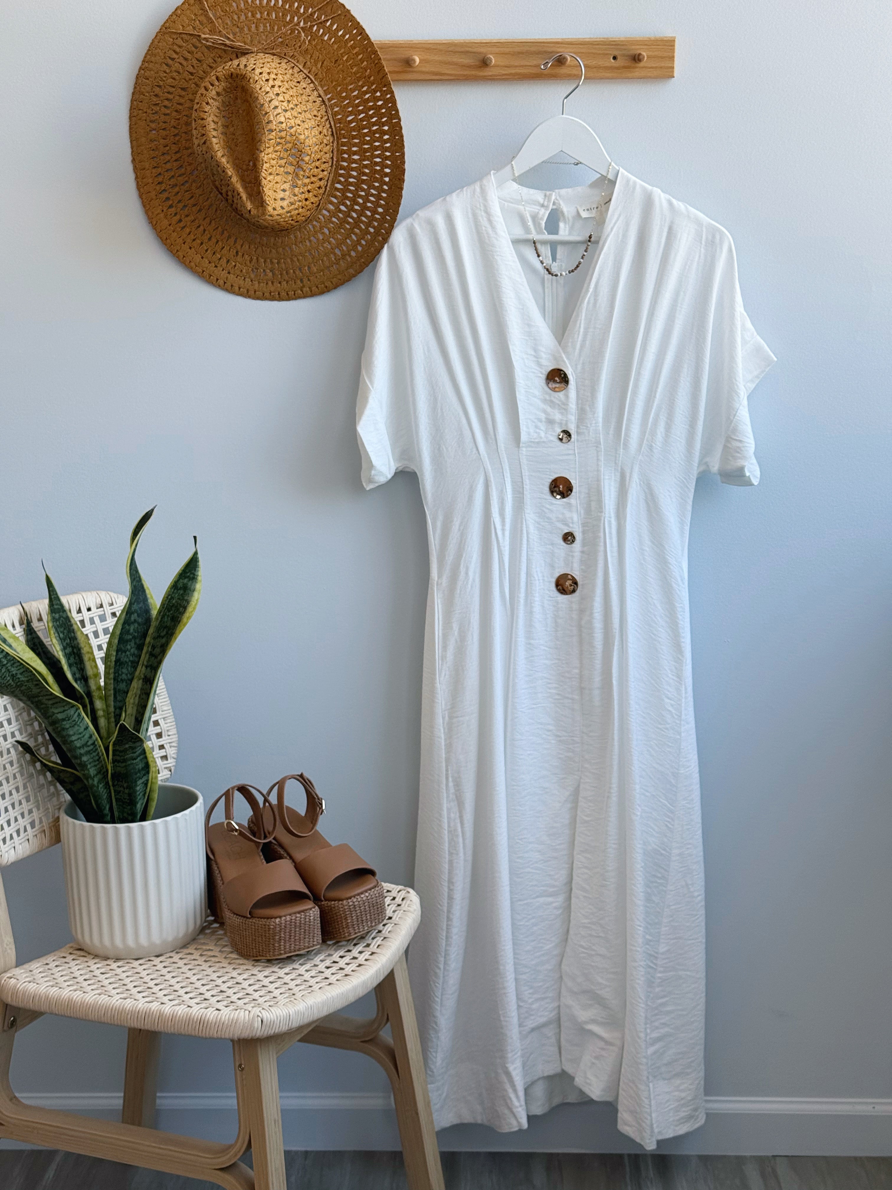 Janae Dress - OFF WHITE