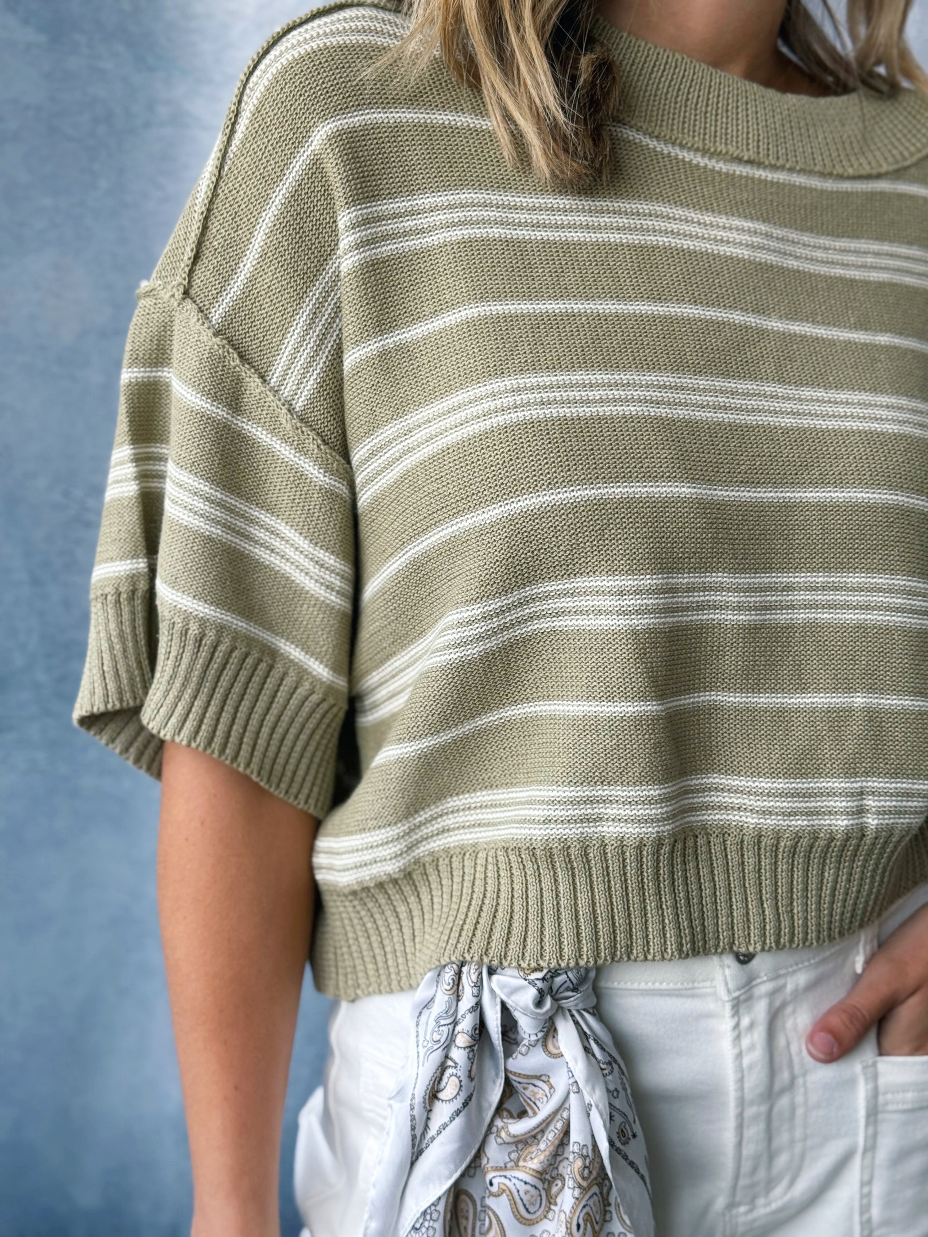 Gabe Sweater - DUSTY OLIVE