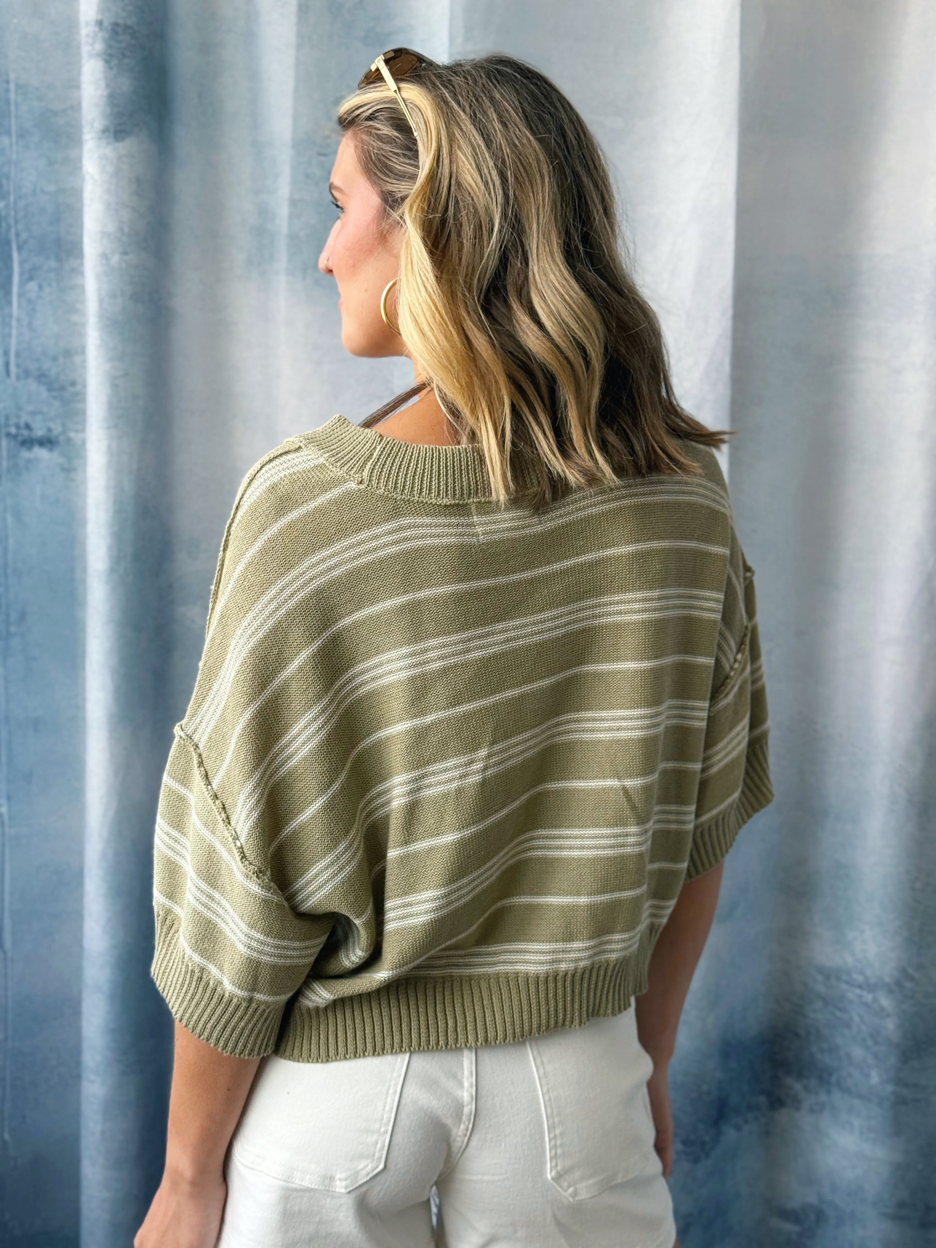 Gabe Sweater - DUSTY OLIVE