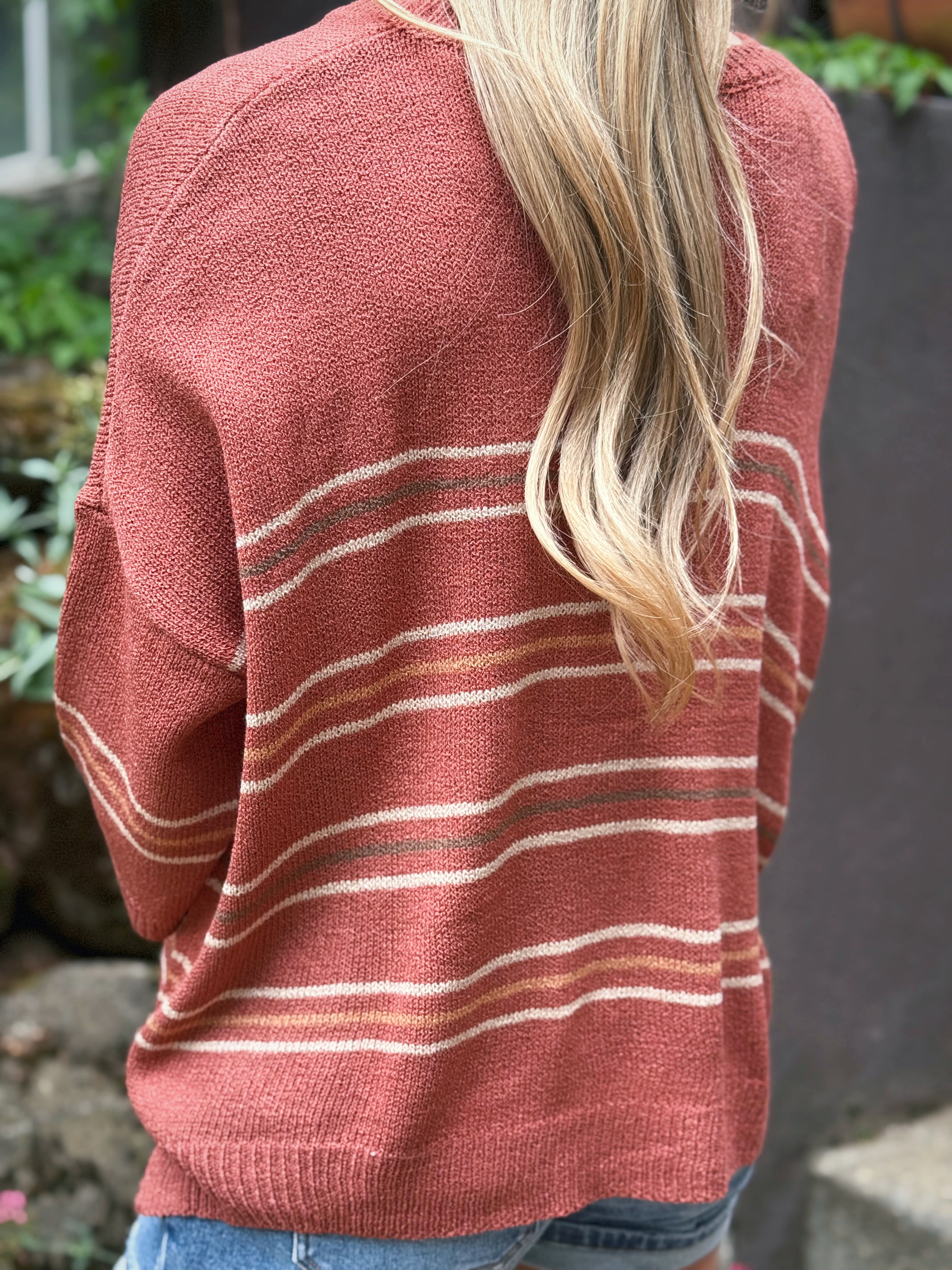 Breezy Sweater - RUST