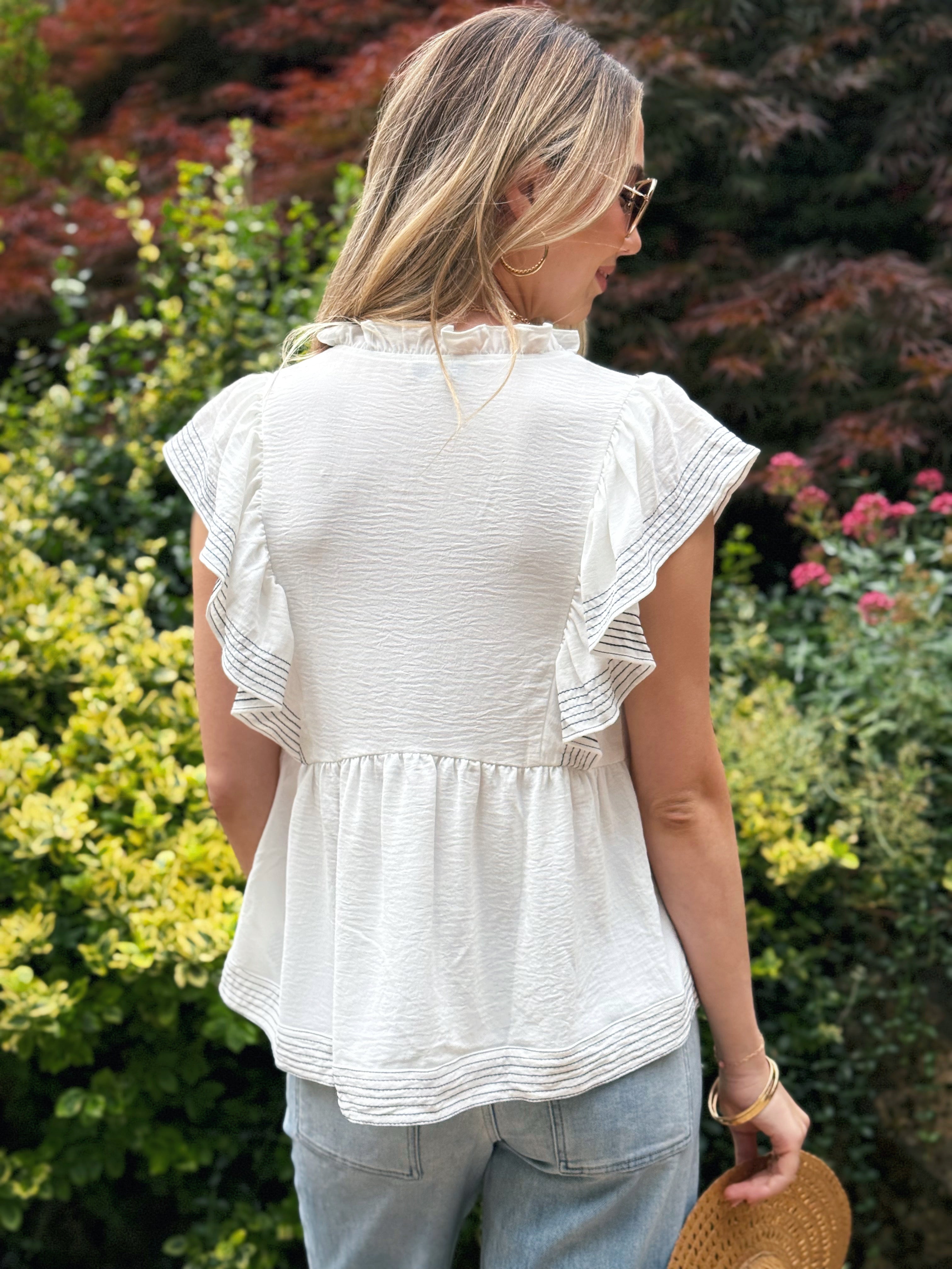 Debra Blouse - OFF WHITE