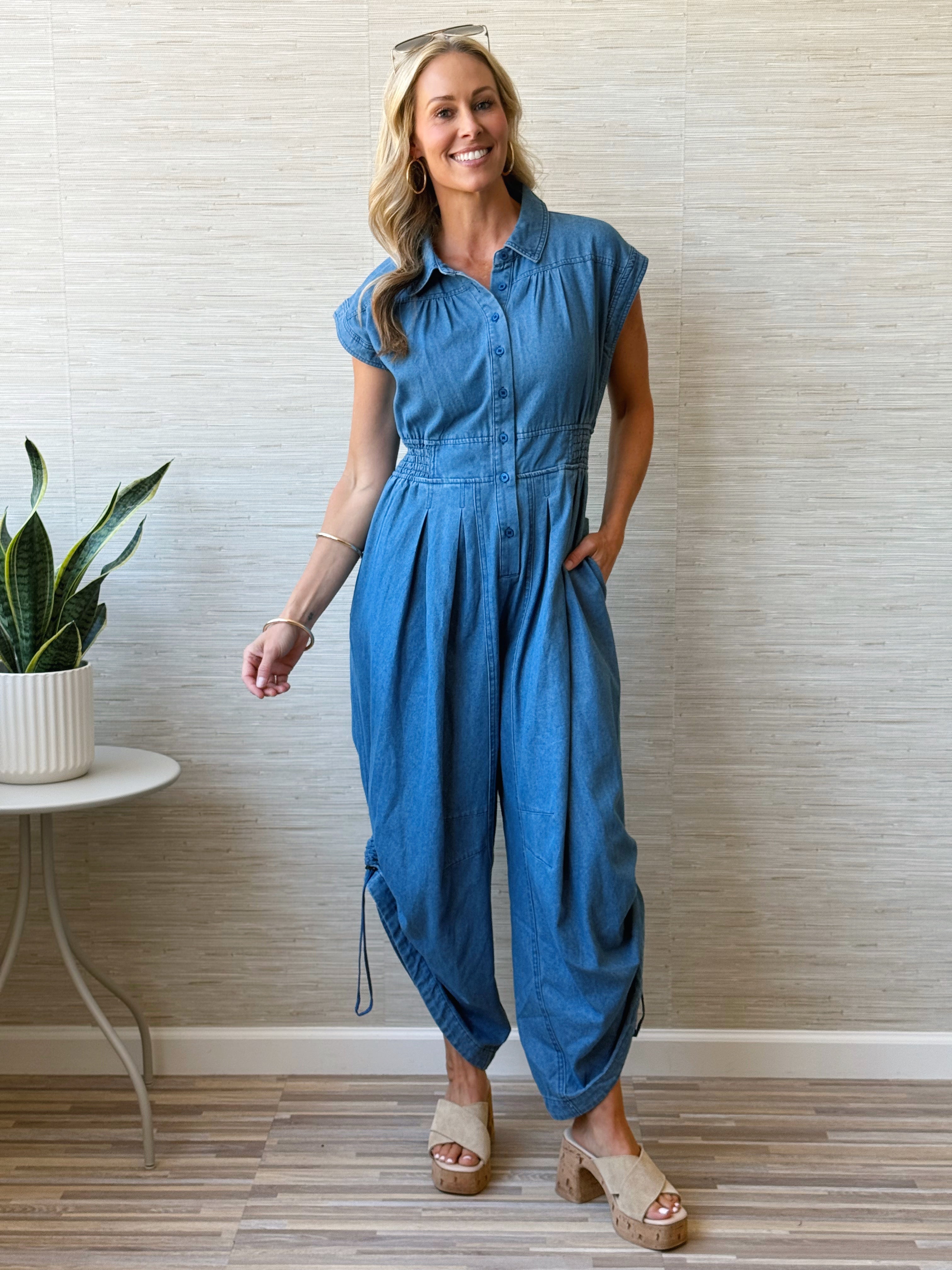 Valessa Jumpsuit - DENIM