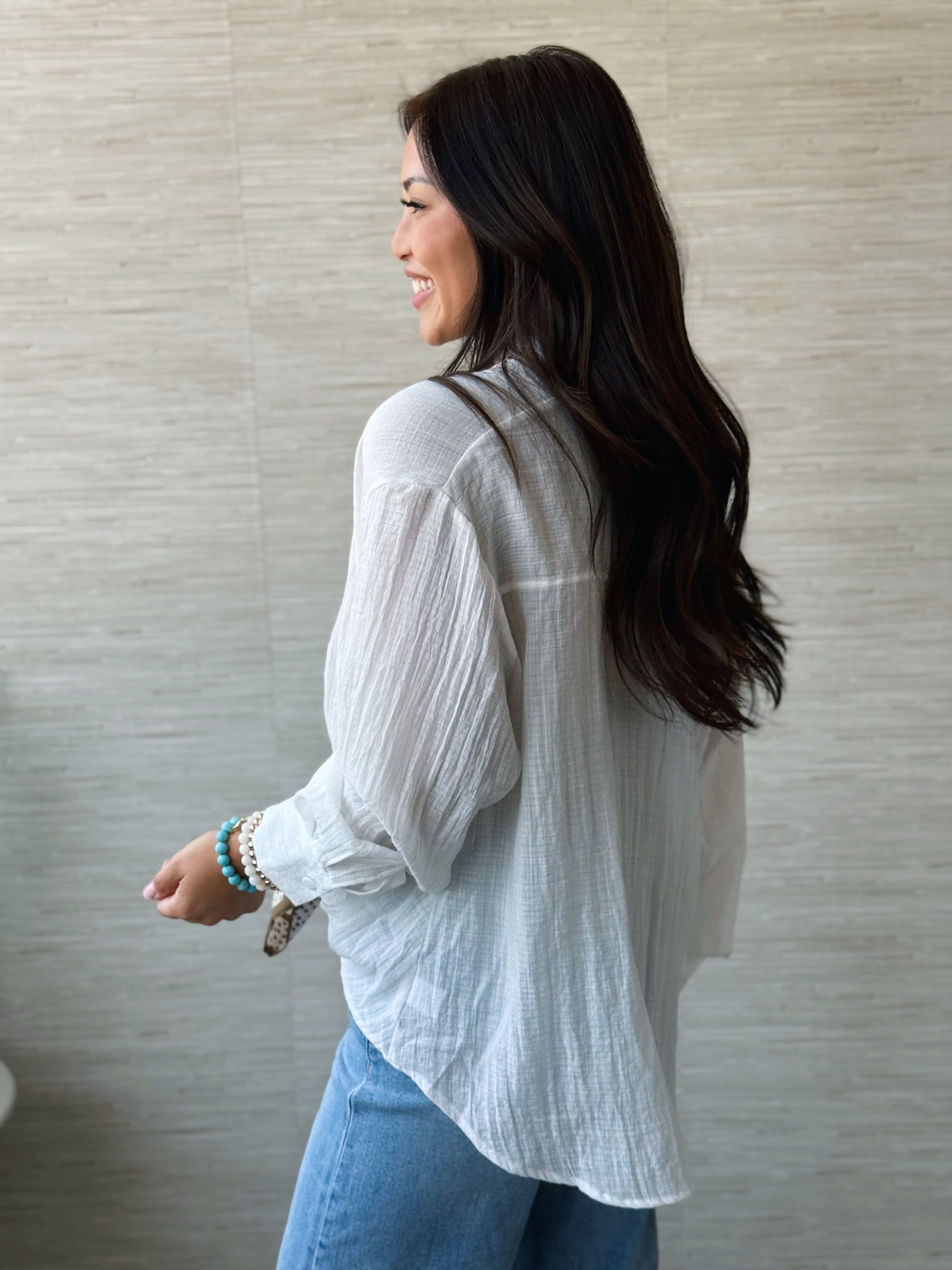 Lotus Blouse - WHITE