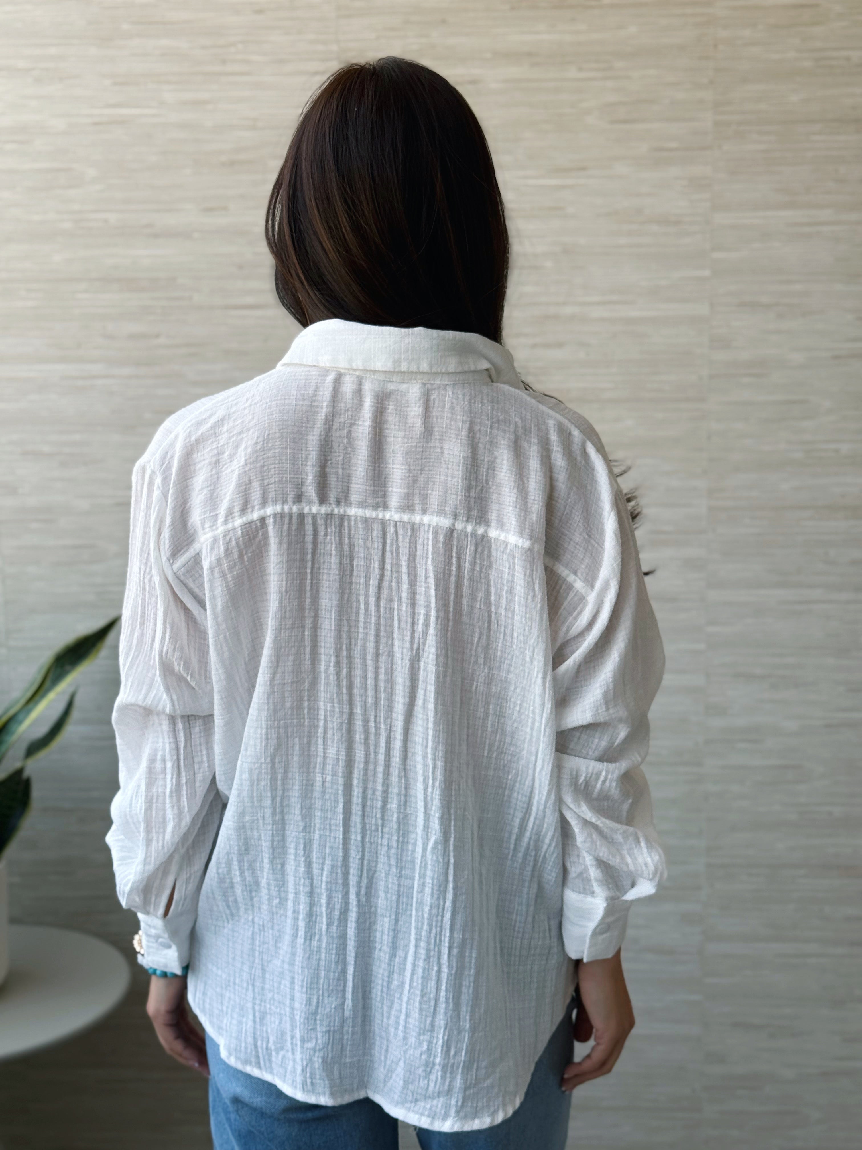 Lotus Blouse - WHITE