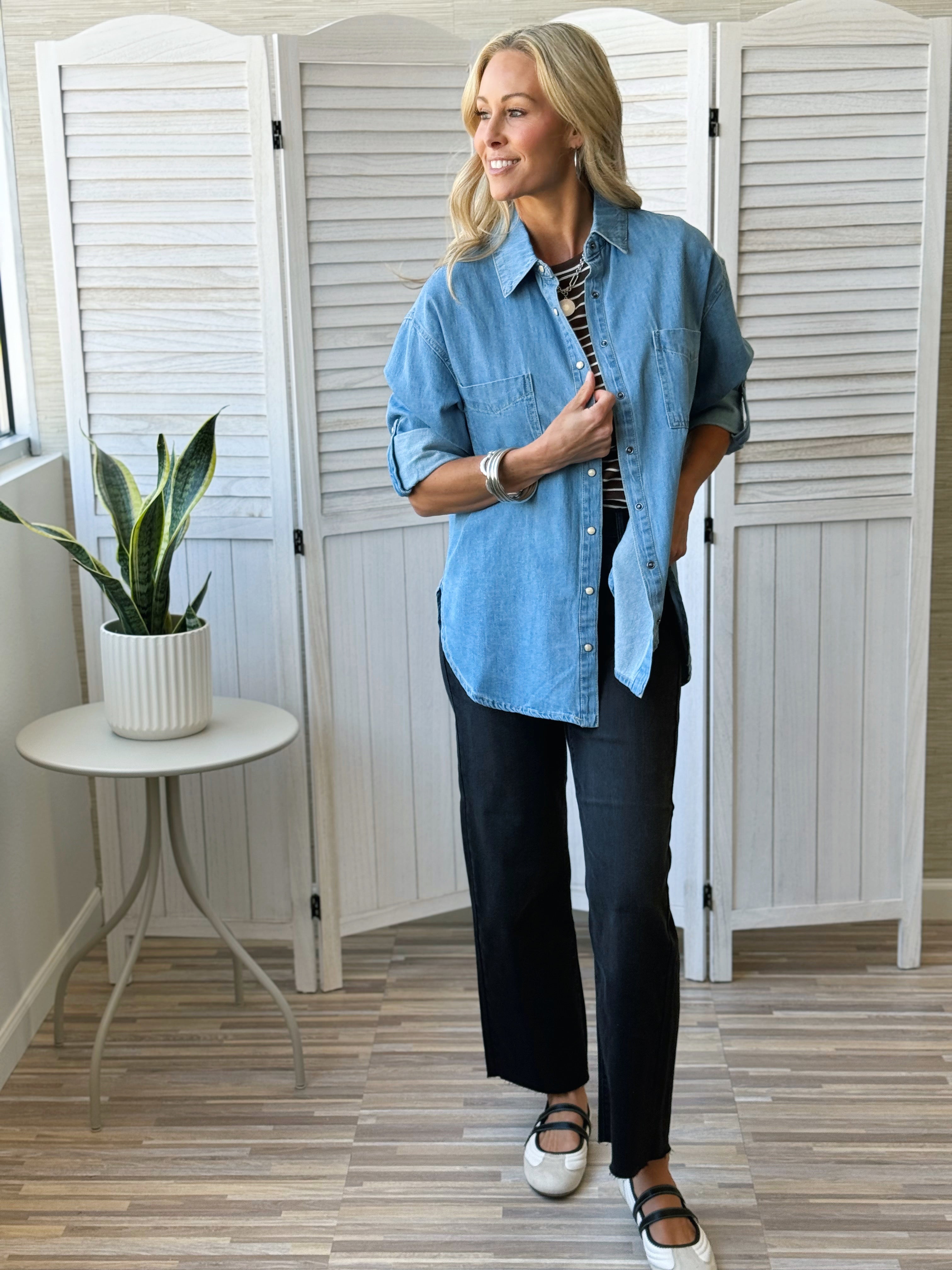 Big Sky Button-Up - DENIM