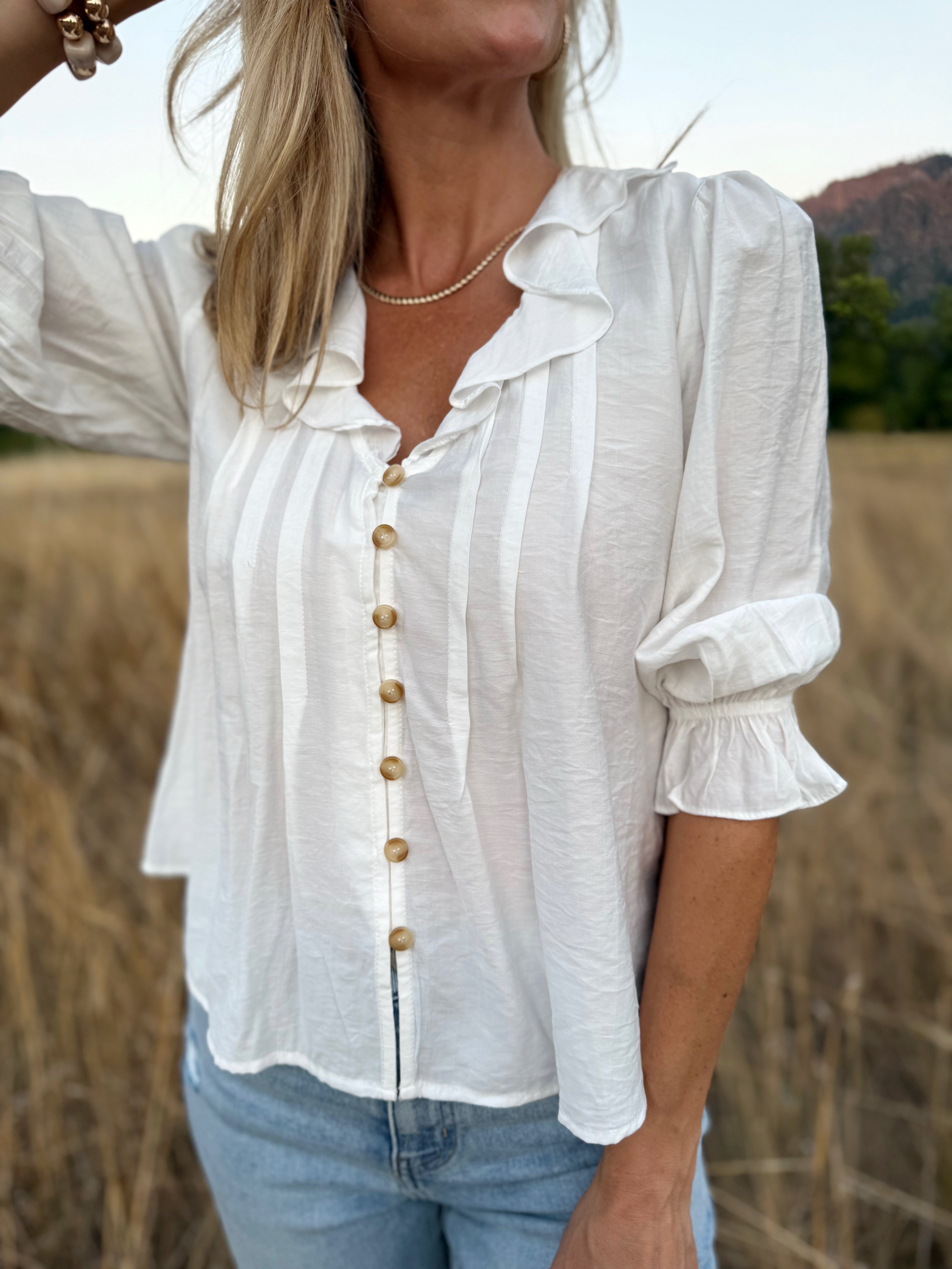 Perry Blouse - OFF WHITE