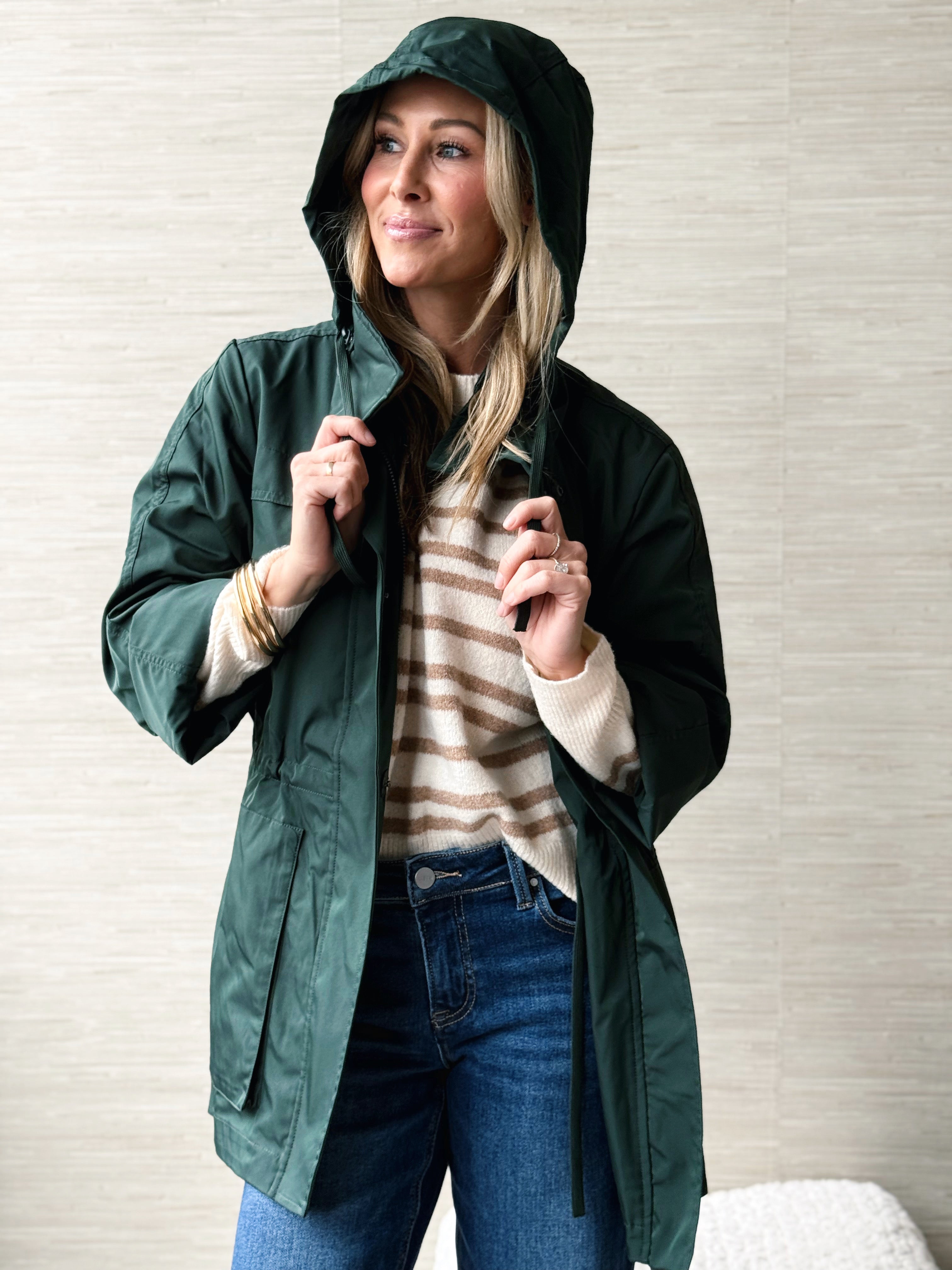 Anorak Crinkle Jacket - HUNTER