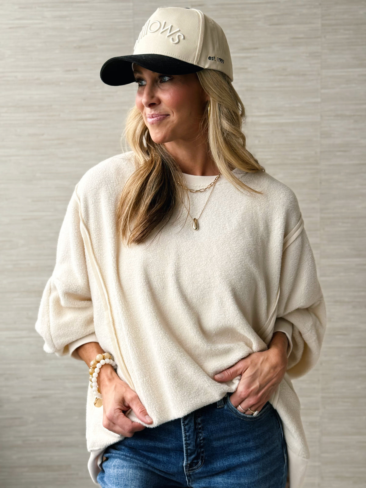 Inside Out Sweatshirt - IVORY