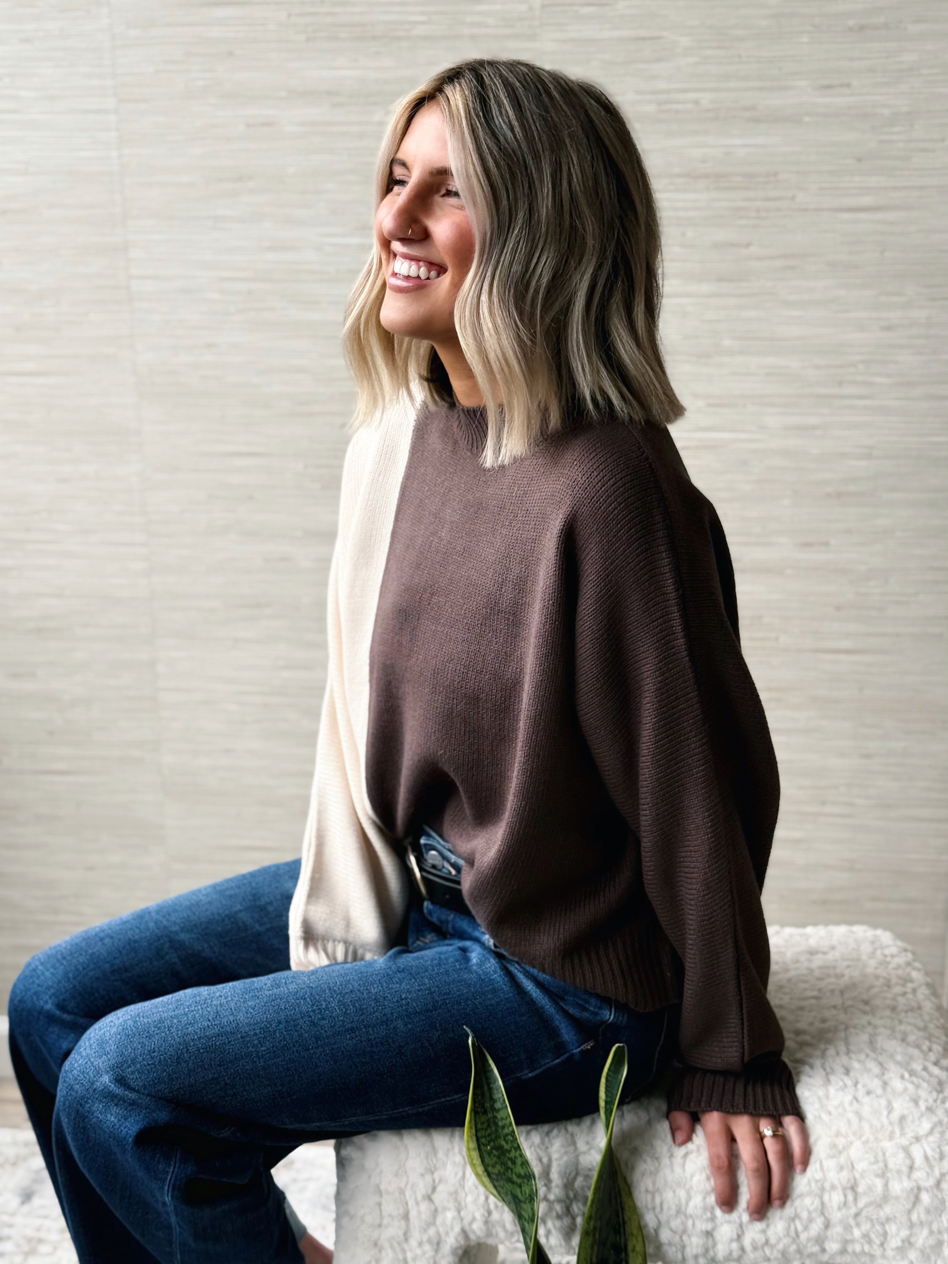 Rainier Sweater - BROWN