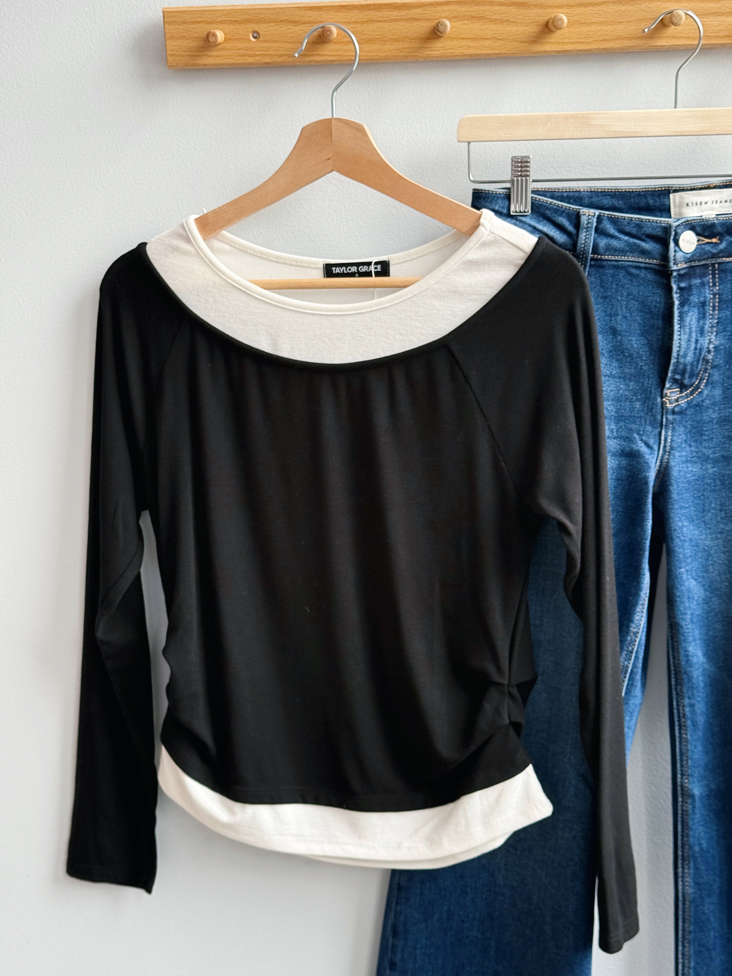 Alix Top - BLACK