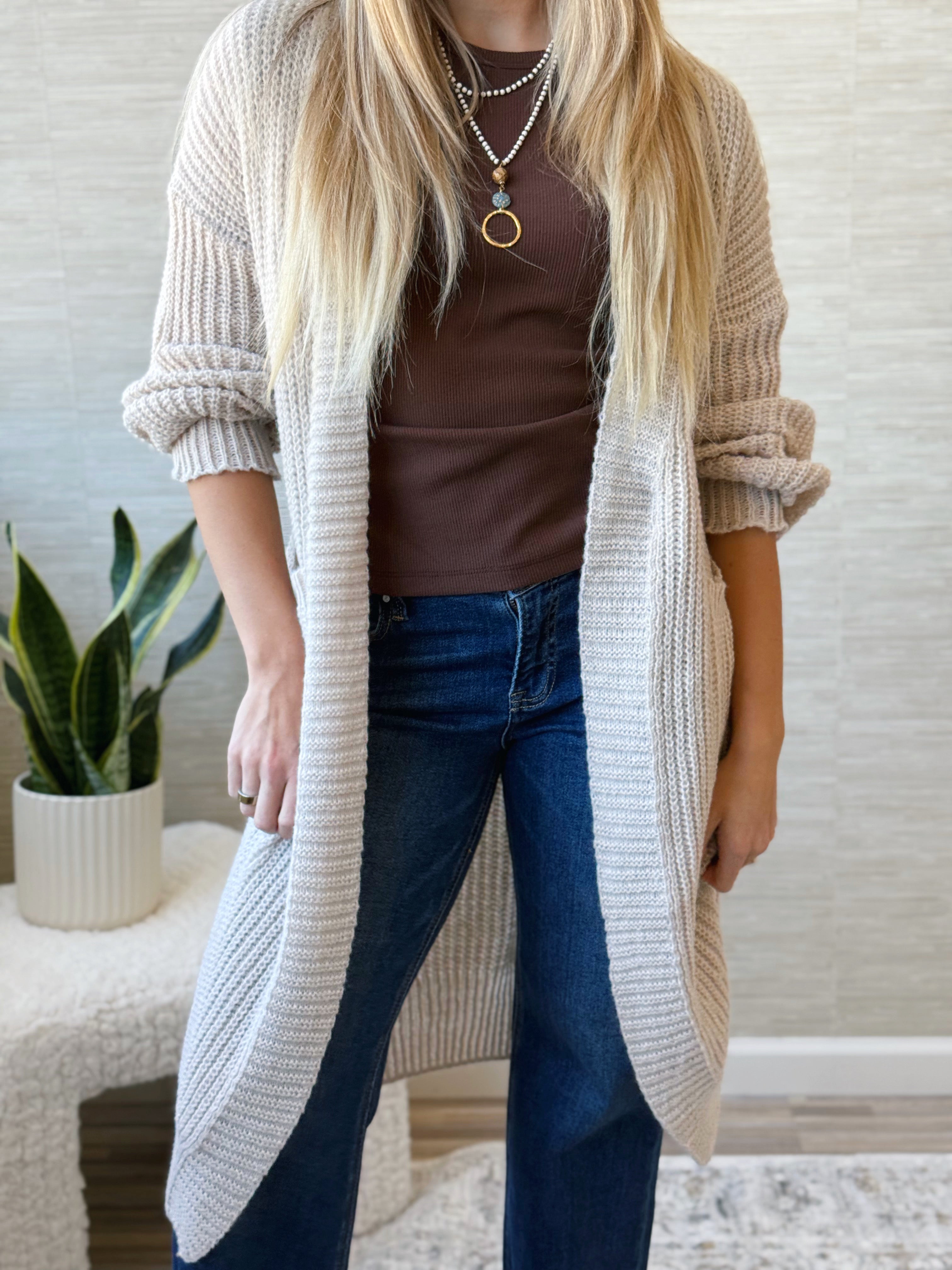 Alyssa Cardigan - OATMEAL