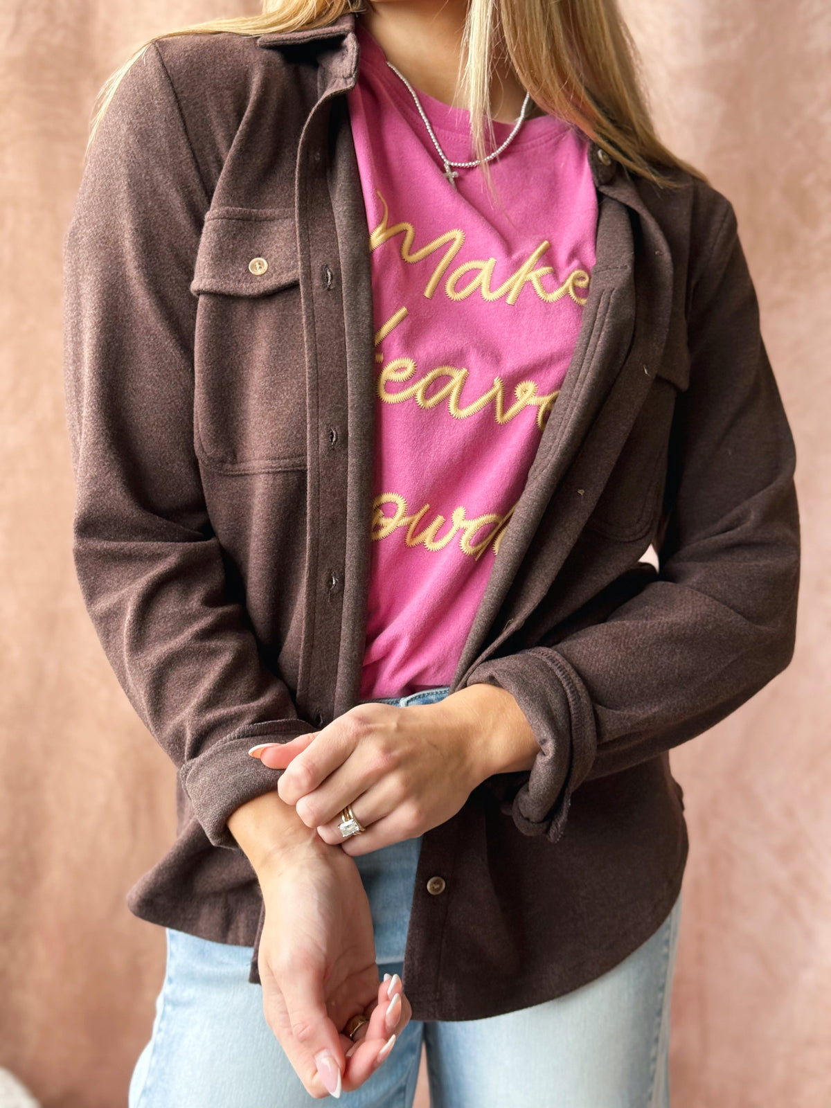 Make Heaven Crowded Tee - PINK