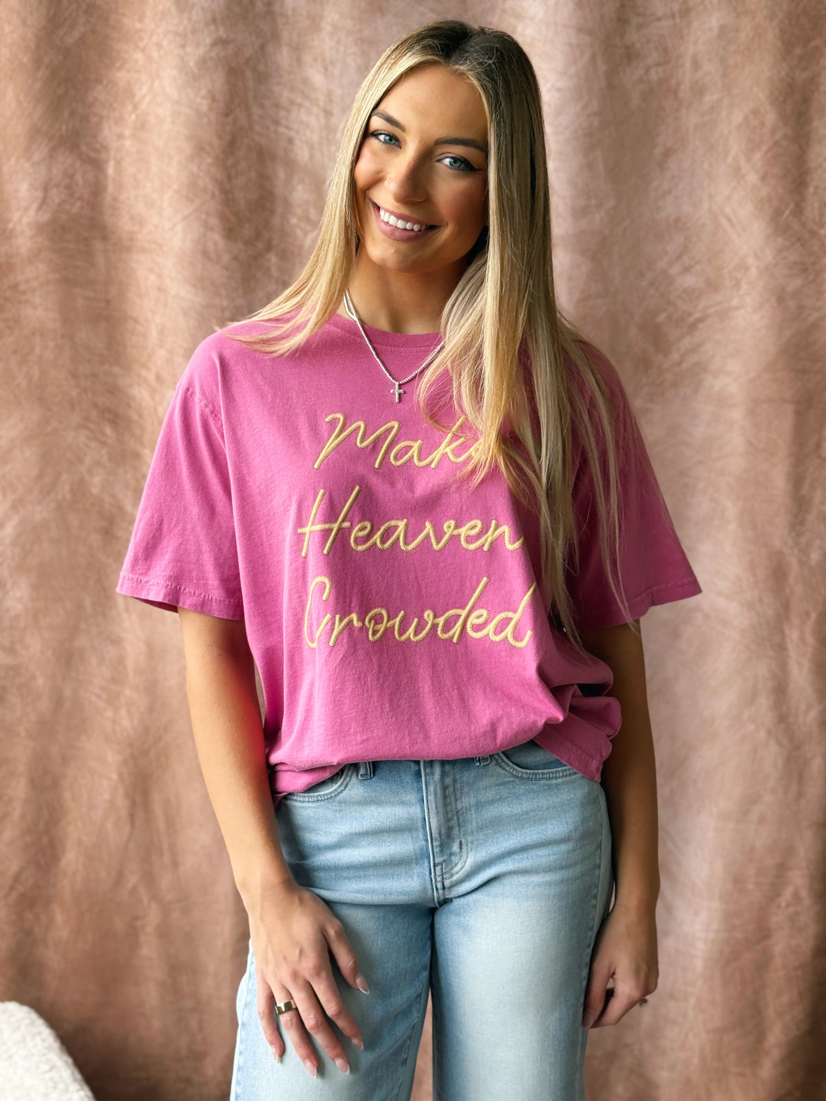 Make Heaven Crowded Tee - PINK