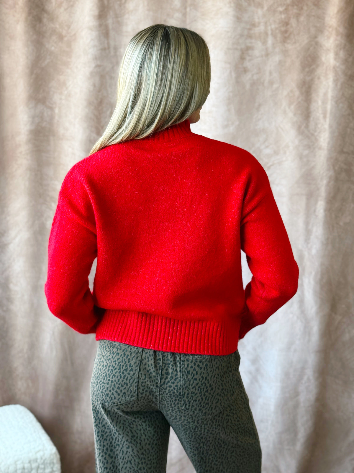 Miss America Sweater - RED