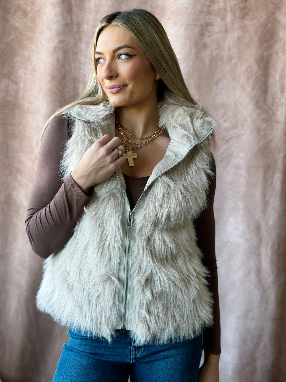 Lone Star Vest - TAUPE