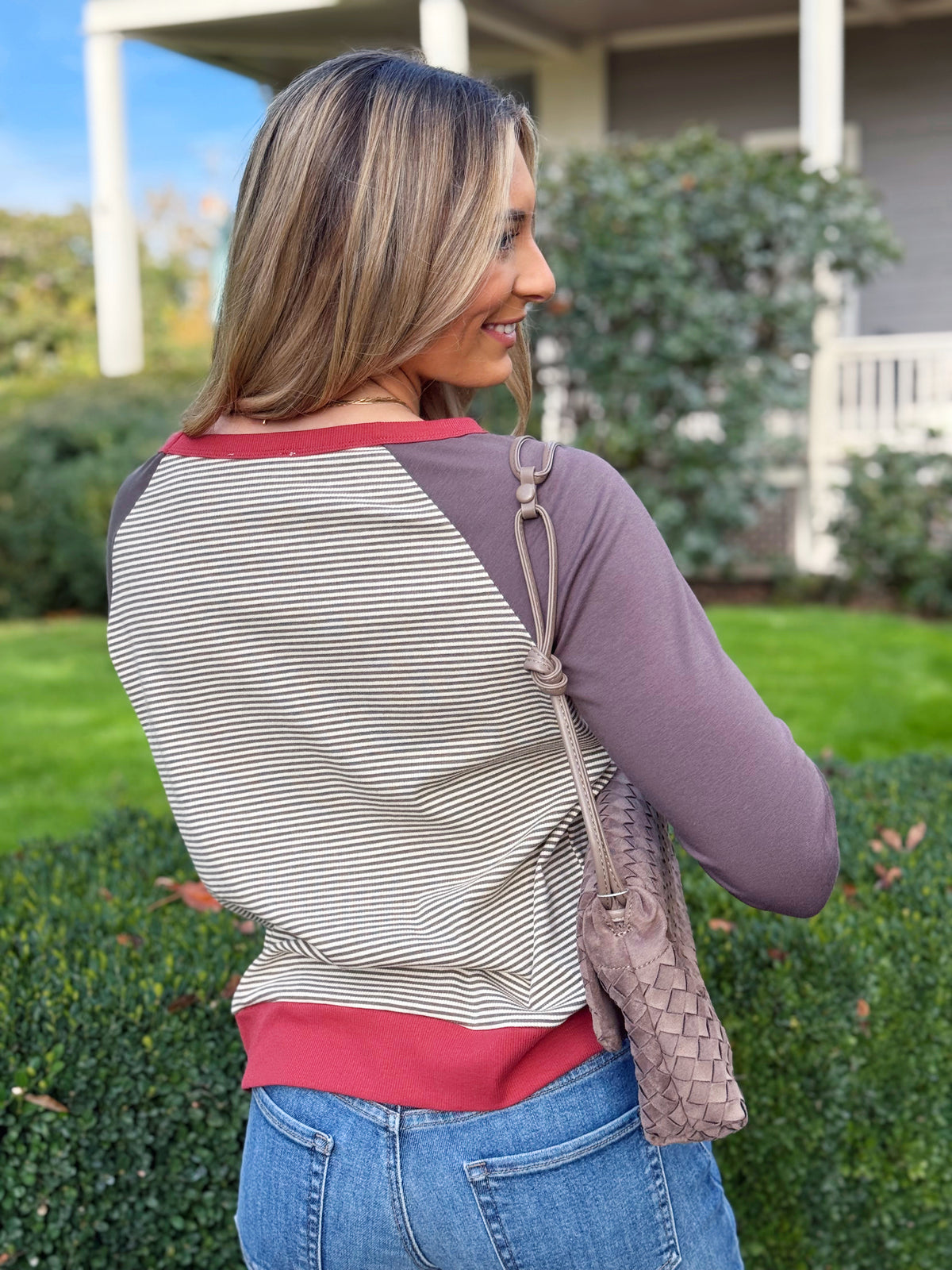 Hollis Top - MOCHA/IVORY