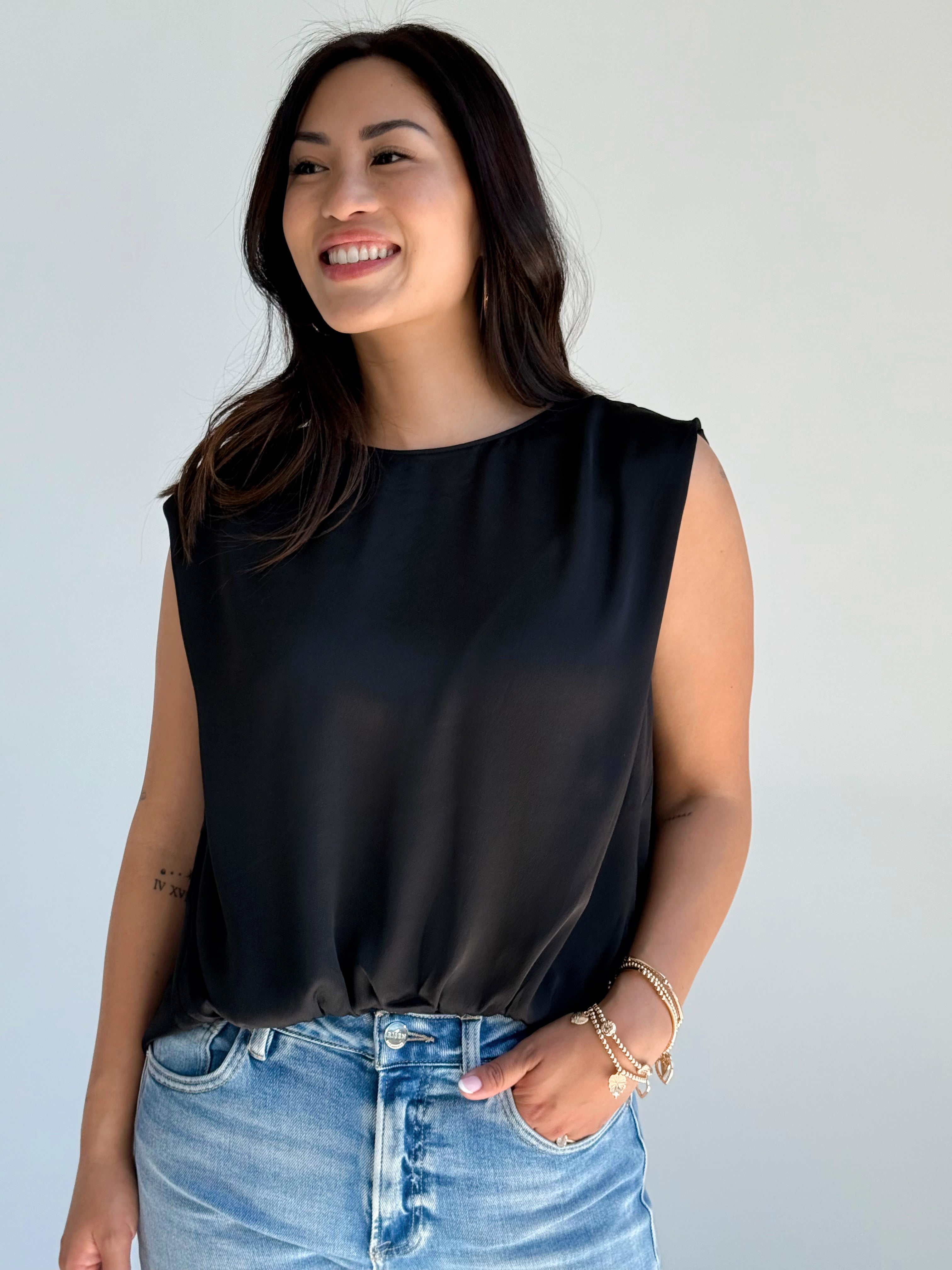 Michelle Blouse - BLACK