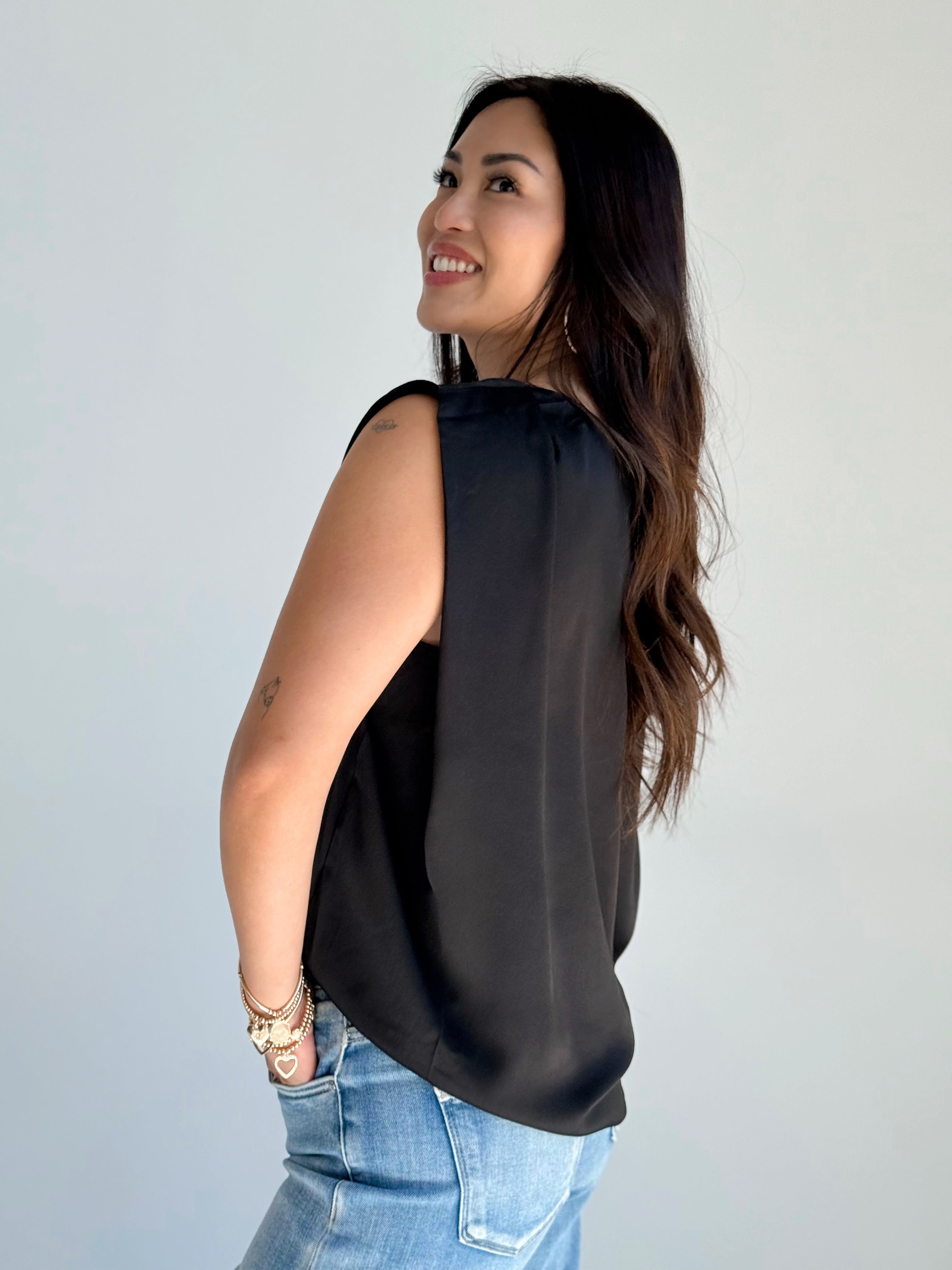Michelle Blouse - BLACK