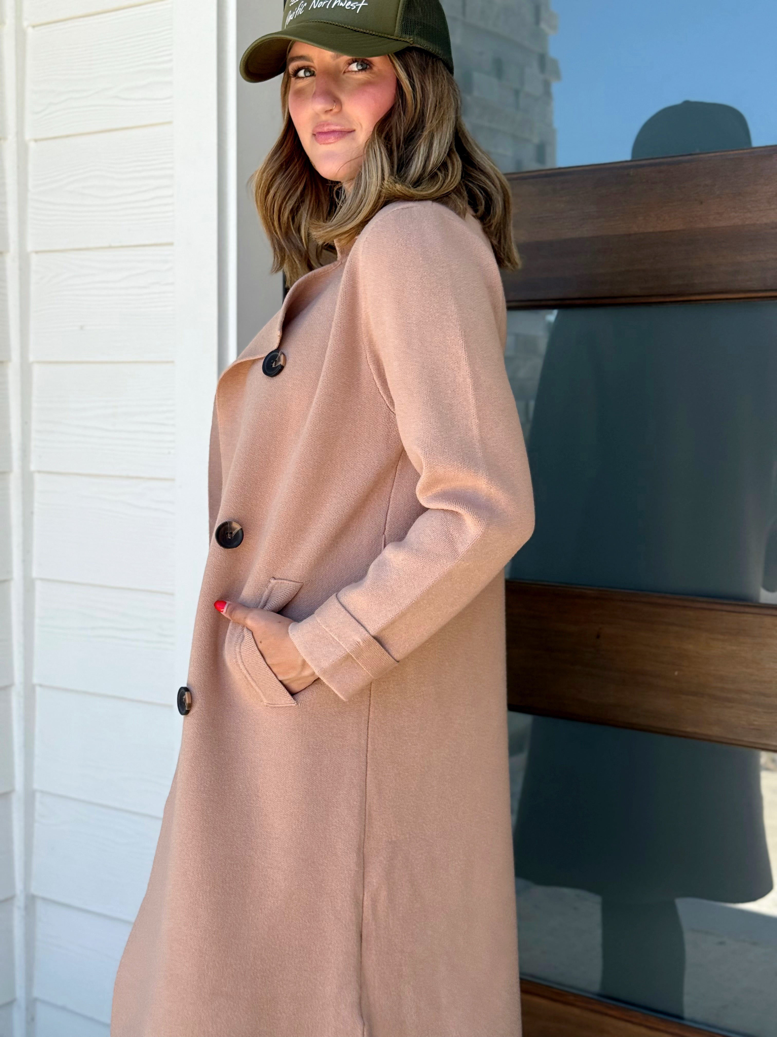 Anastasia Sweater Coat - MACCHIATO