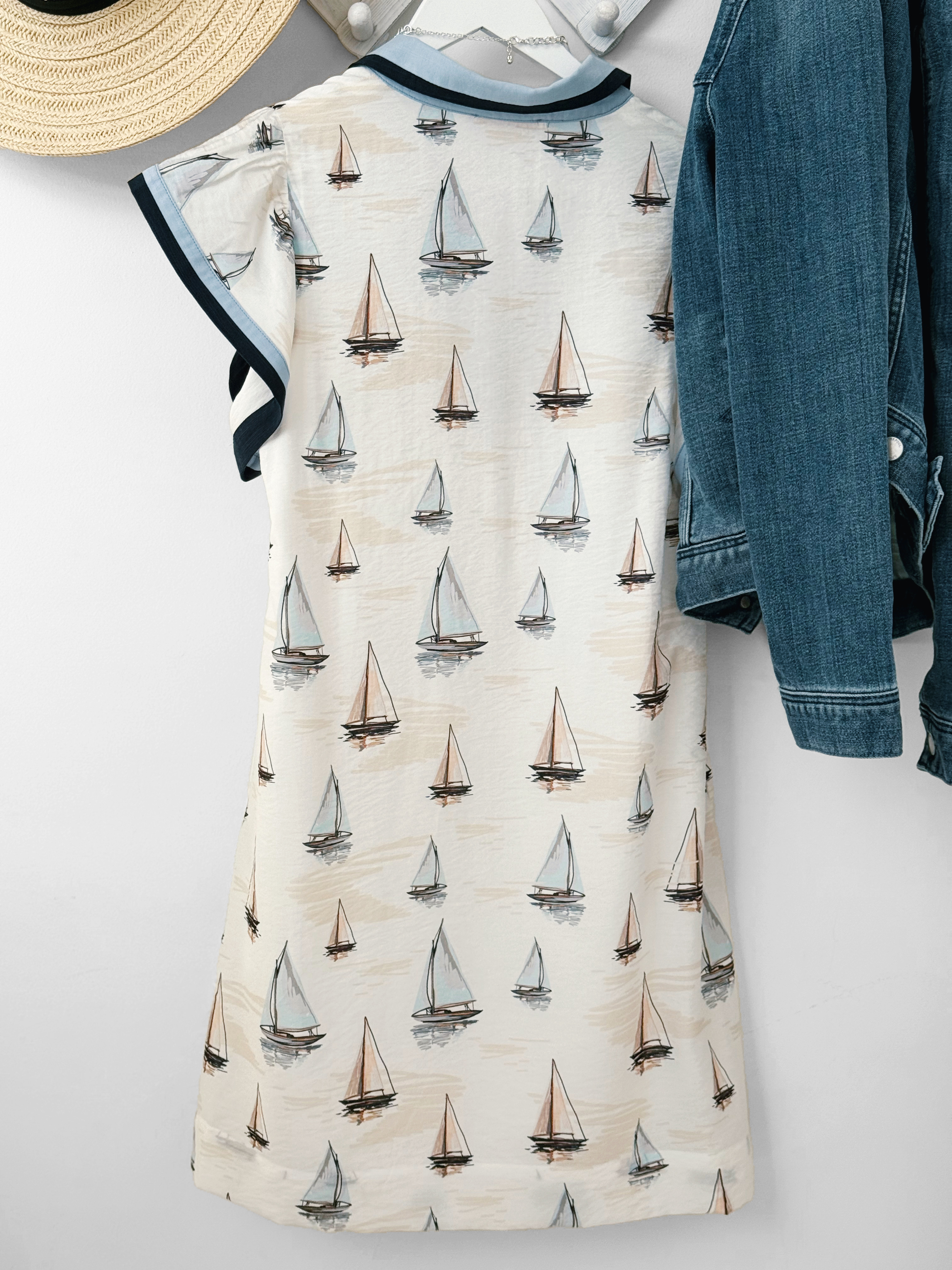 Dockside Mini Dress - CREAM