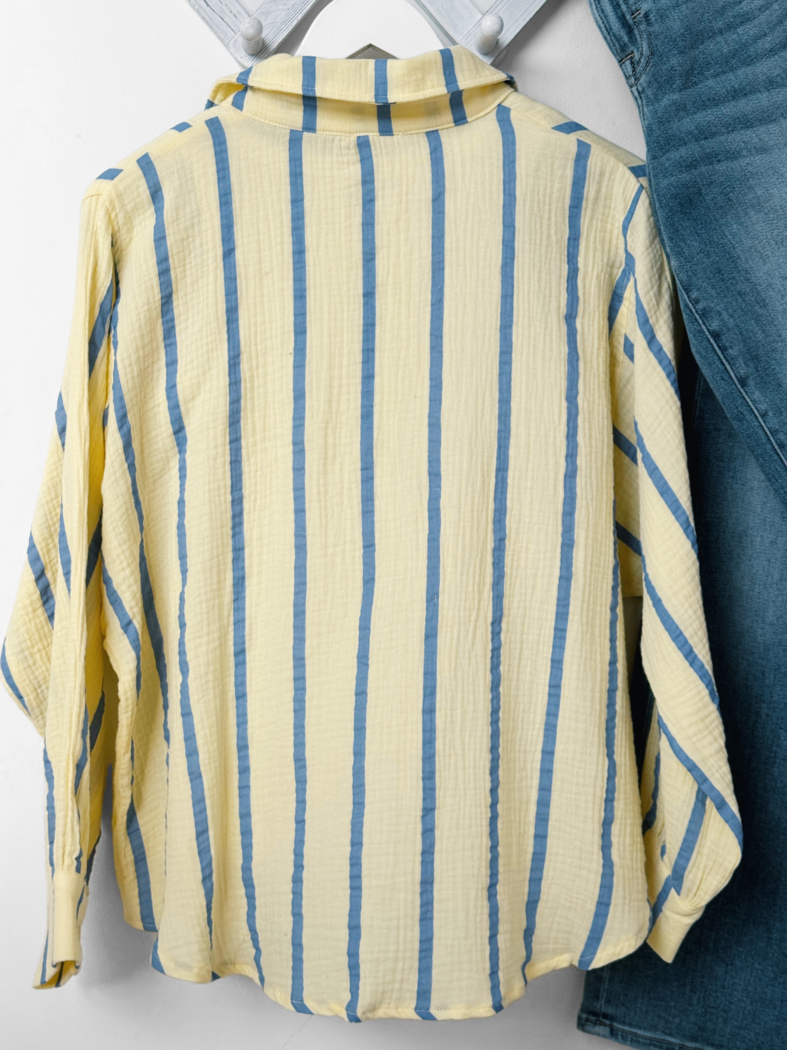 Sunshine Top - BUTTER/BLUE