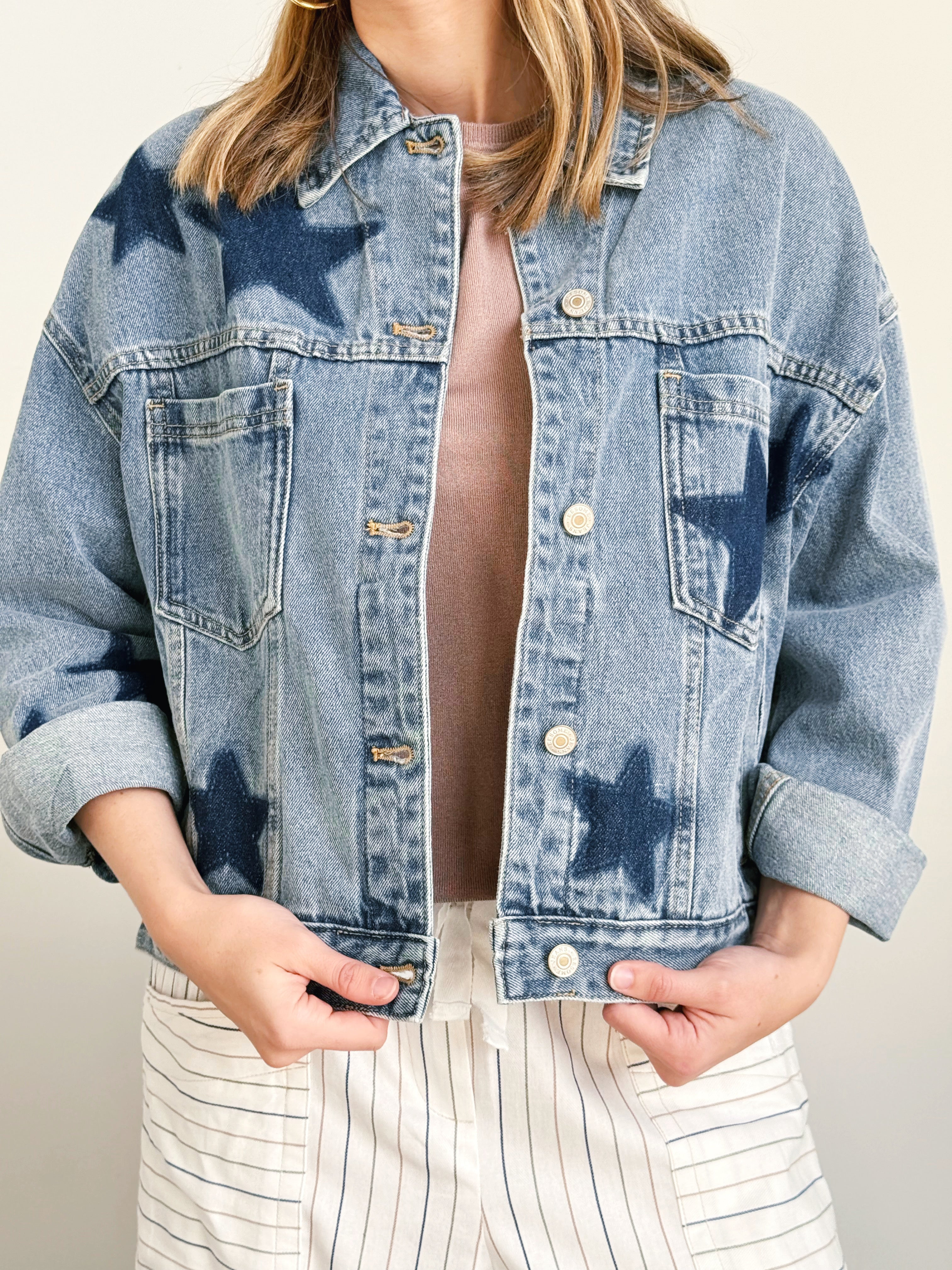 Lucky Star Denim Jacket - DENIM