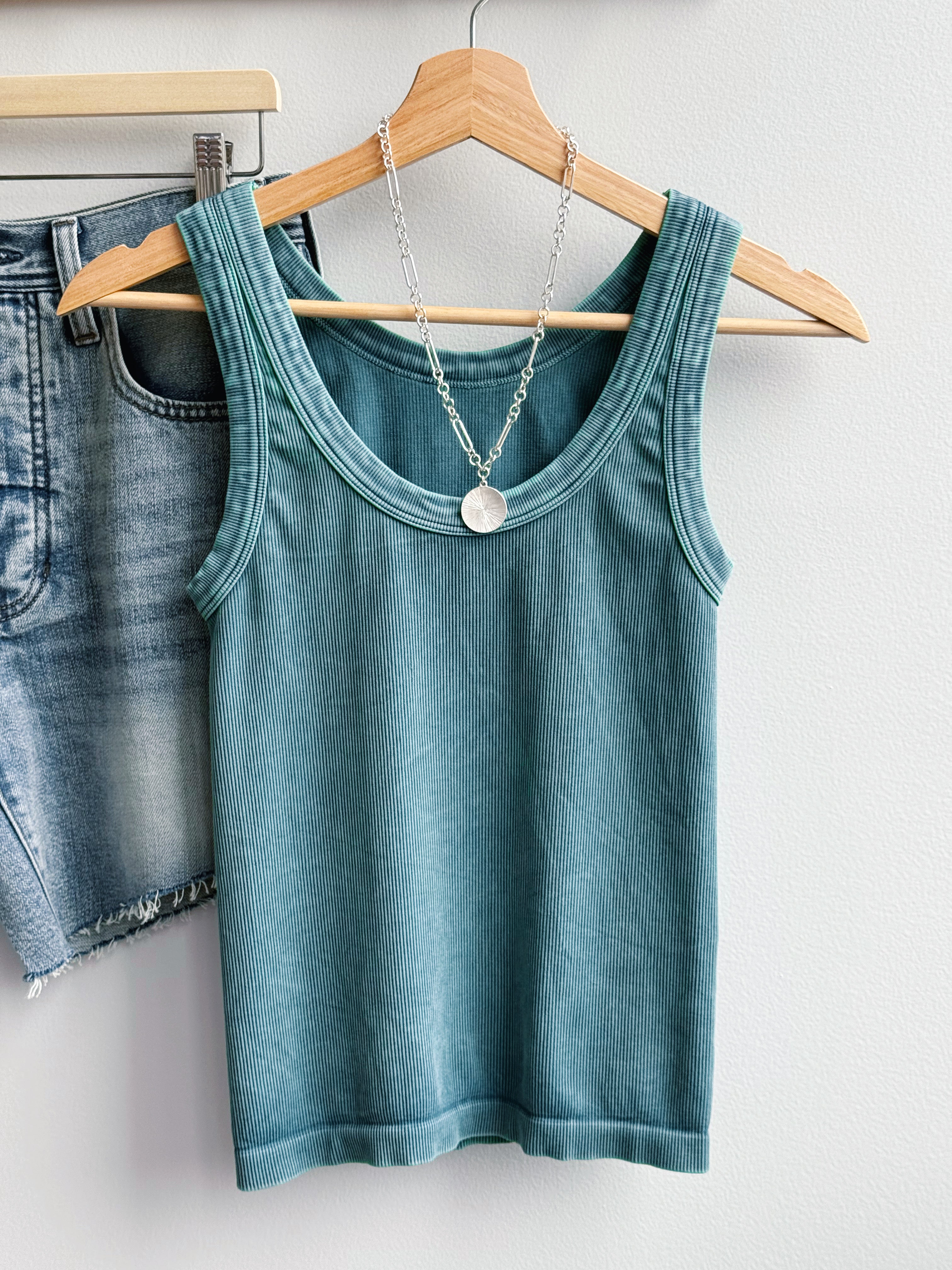 Reversible Vintage Tank - VINTAGE MIST TEAL