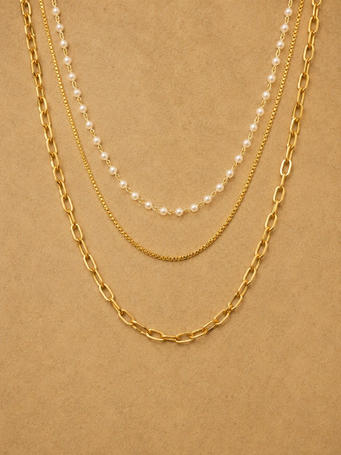 Miley Layered Necklace - GOLD