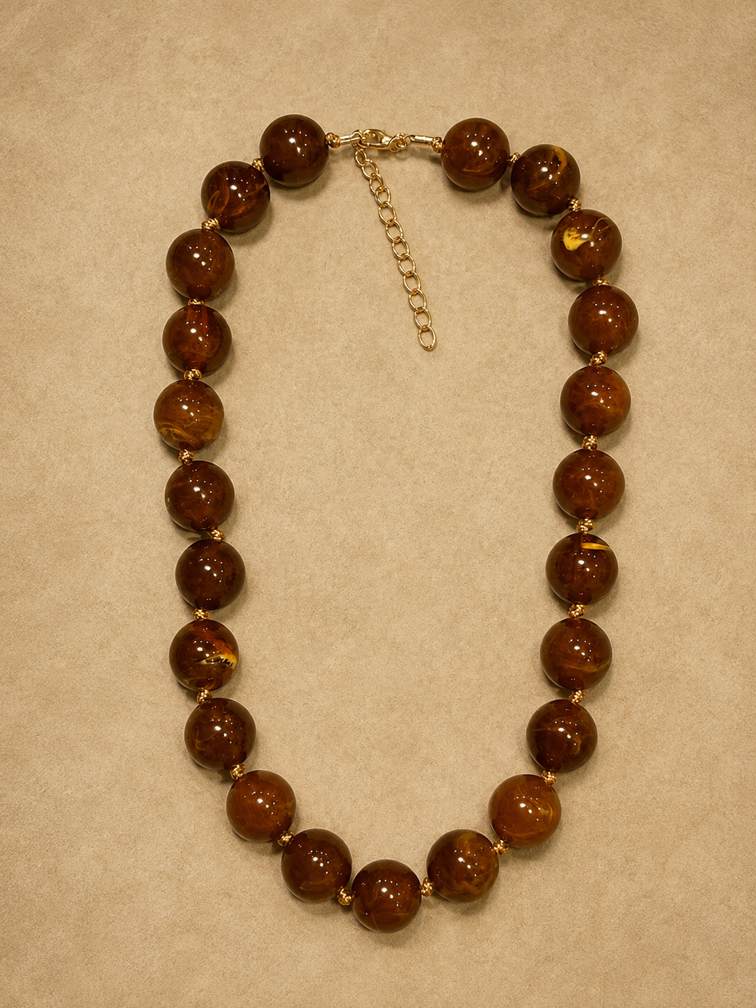 Beatrice Necklace - BROWN