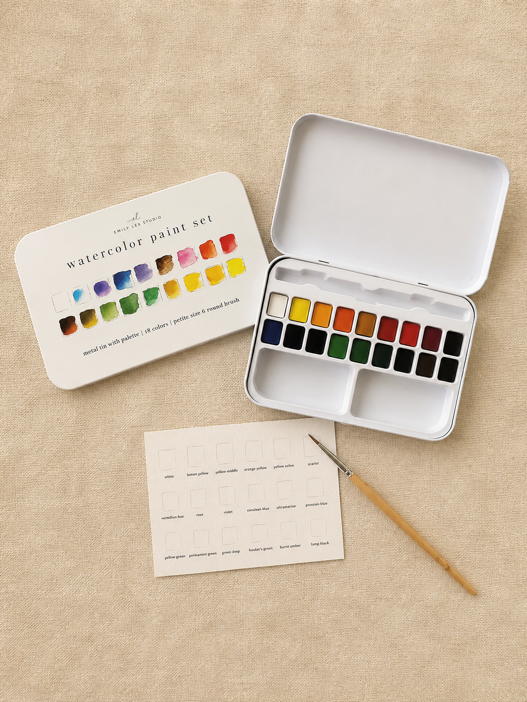 Watercolor Paint Set
