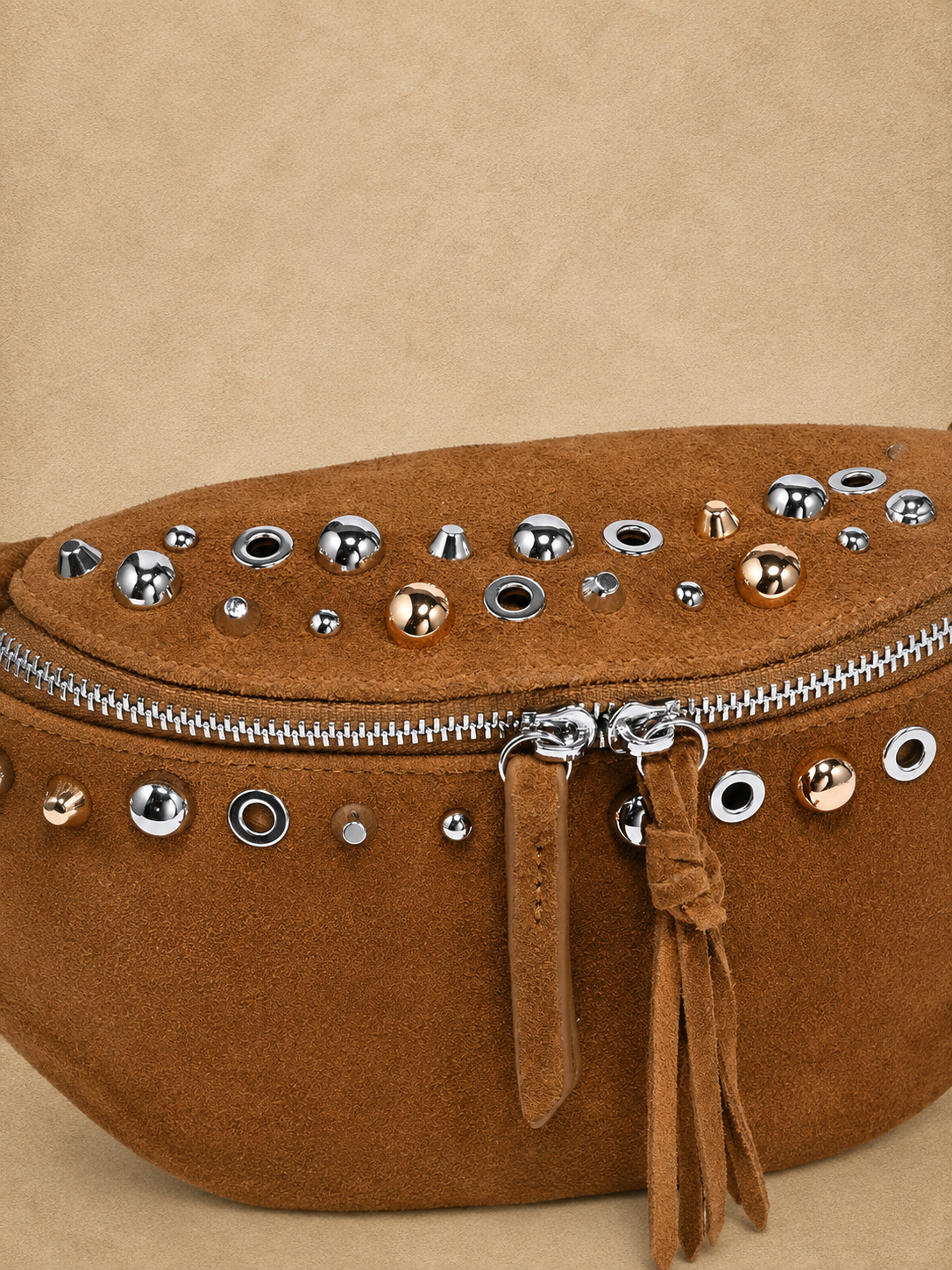 Star Belt Bag - COGNAC