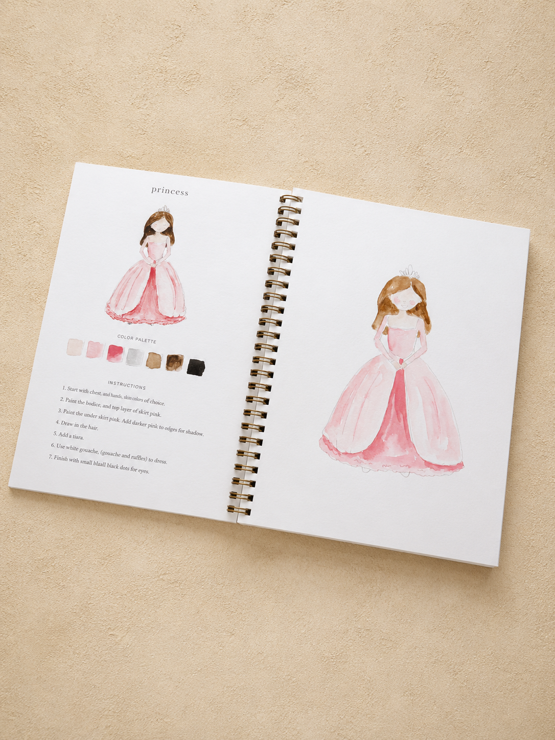 Fairytale Watercolor Workbook