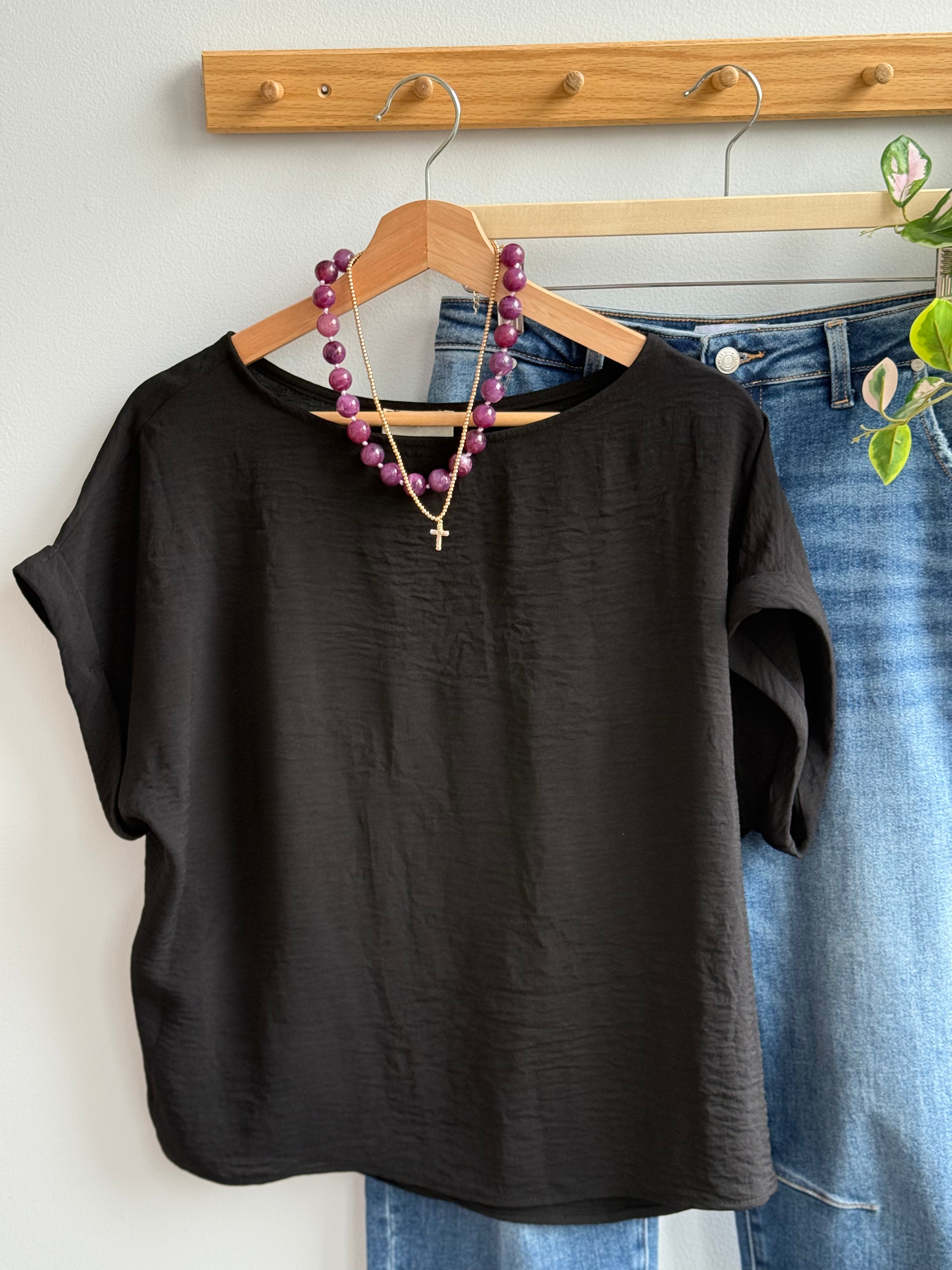 Amberly Top - BLACK
