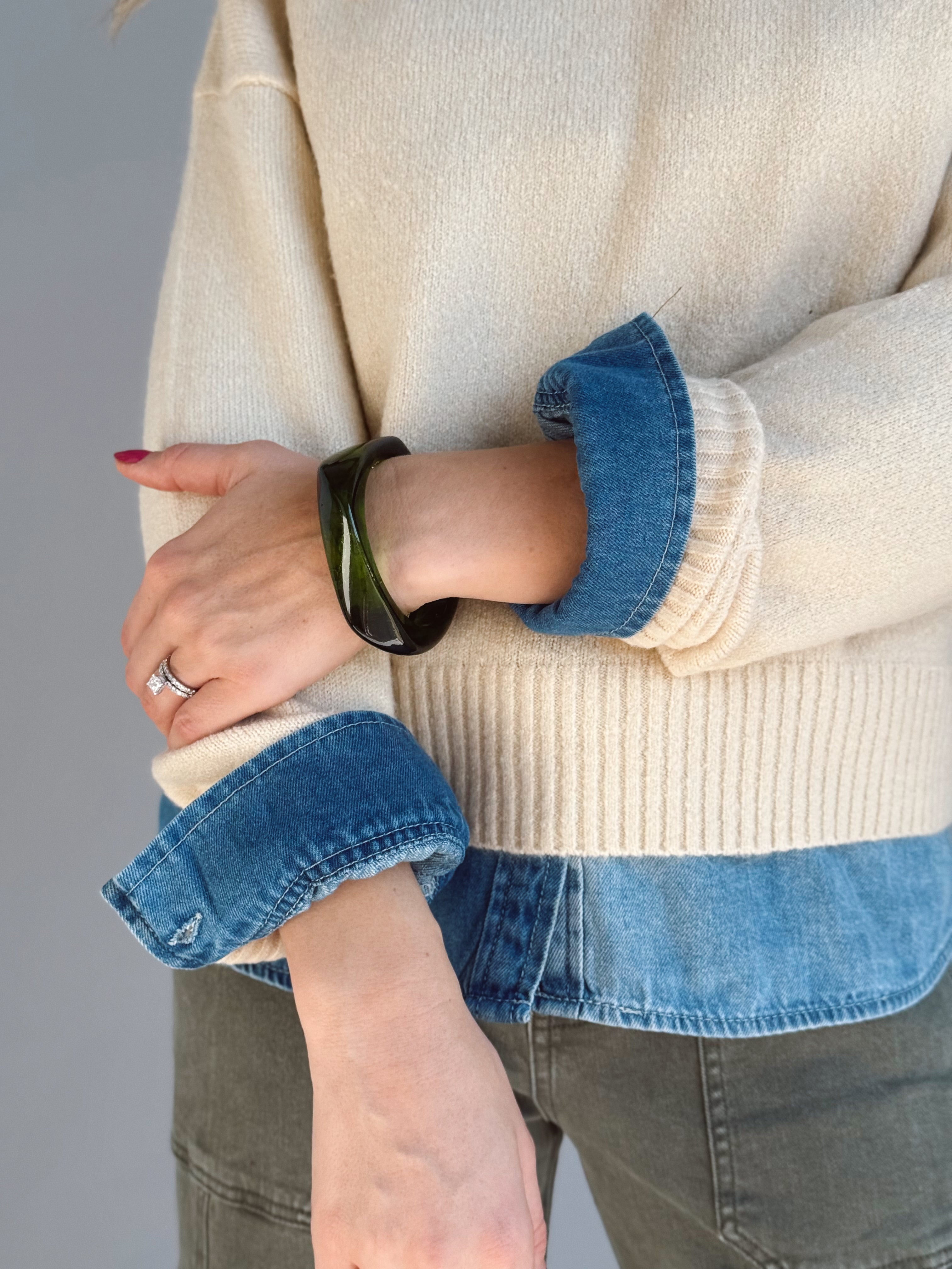 The Jade Bracelet- GREEN