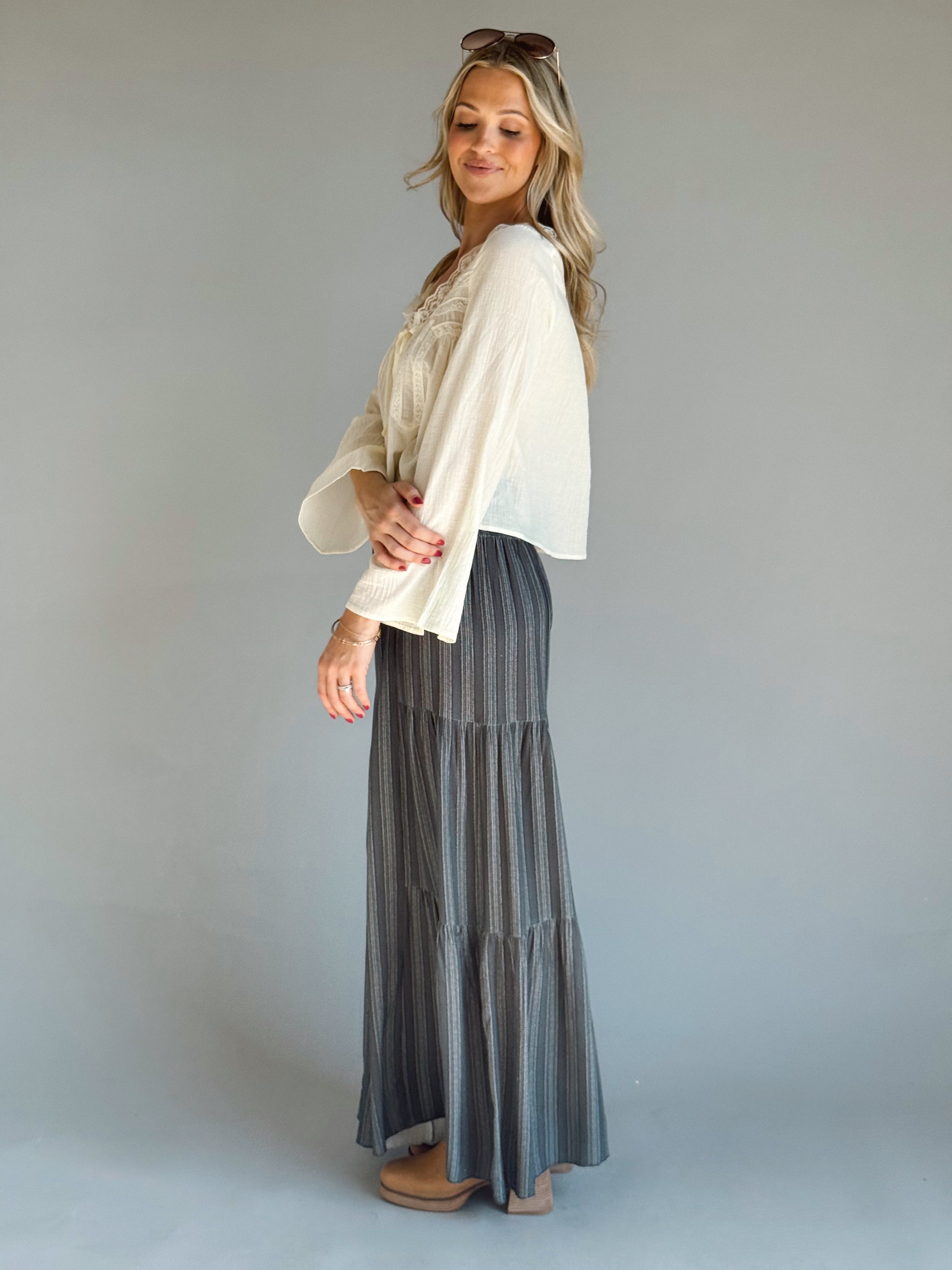 Vanilla Bean Blouse- CREAM