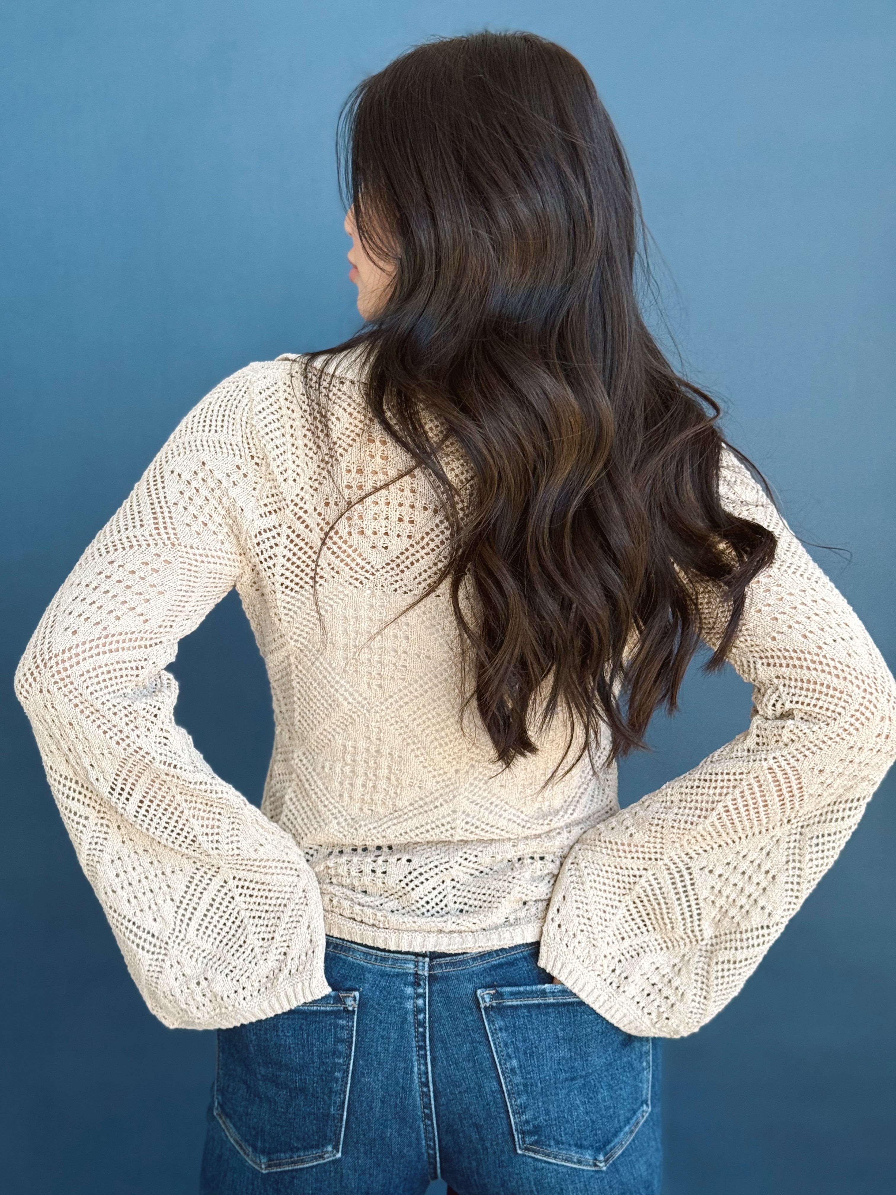 Hold My Hand Cardigan - OATMEAL