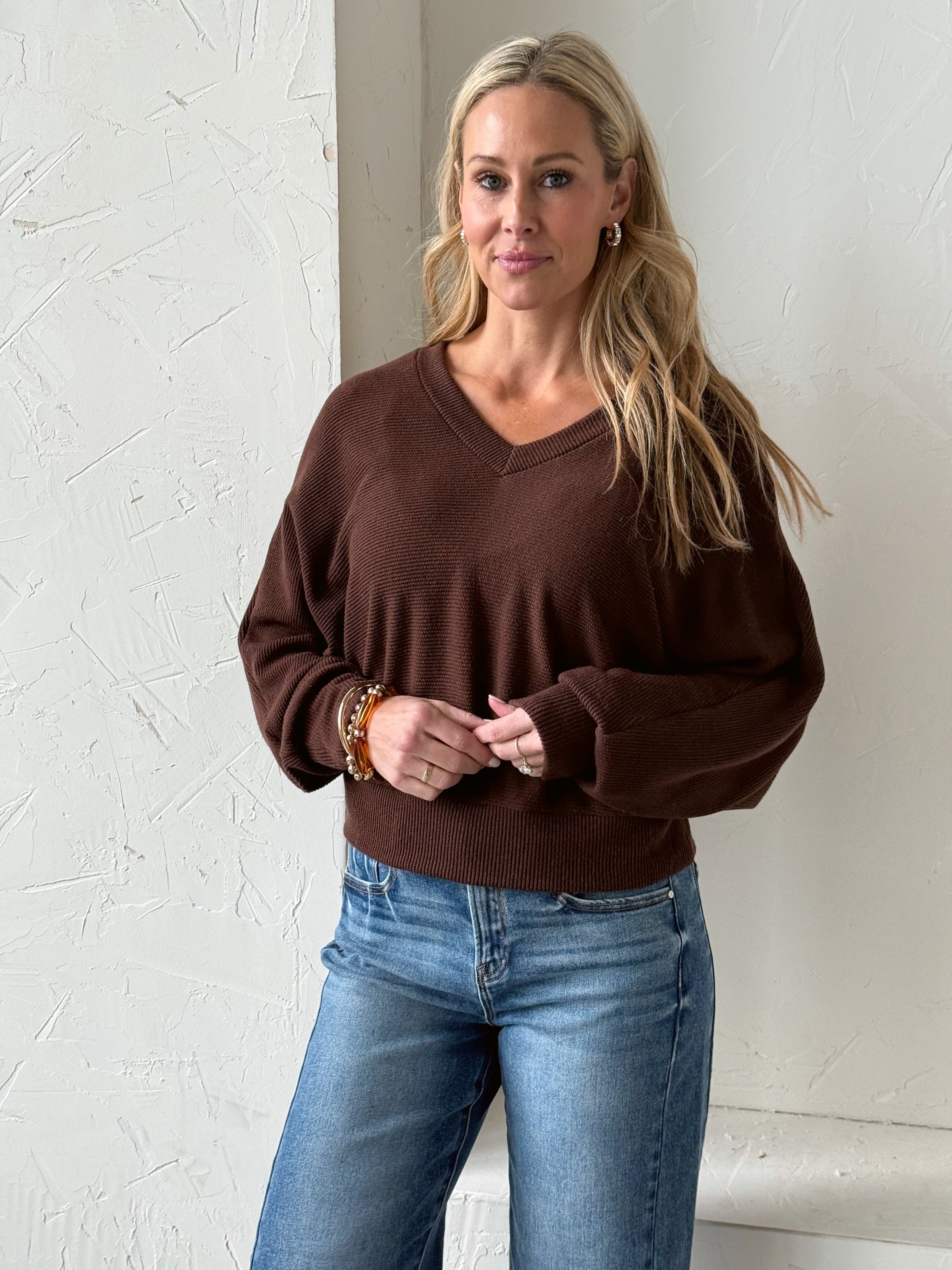 Homebound Top - BROWN