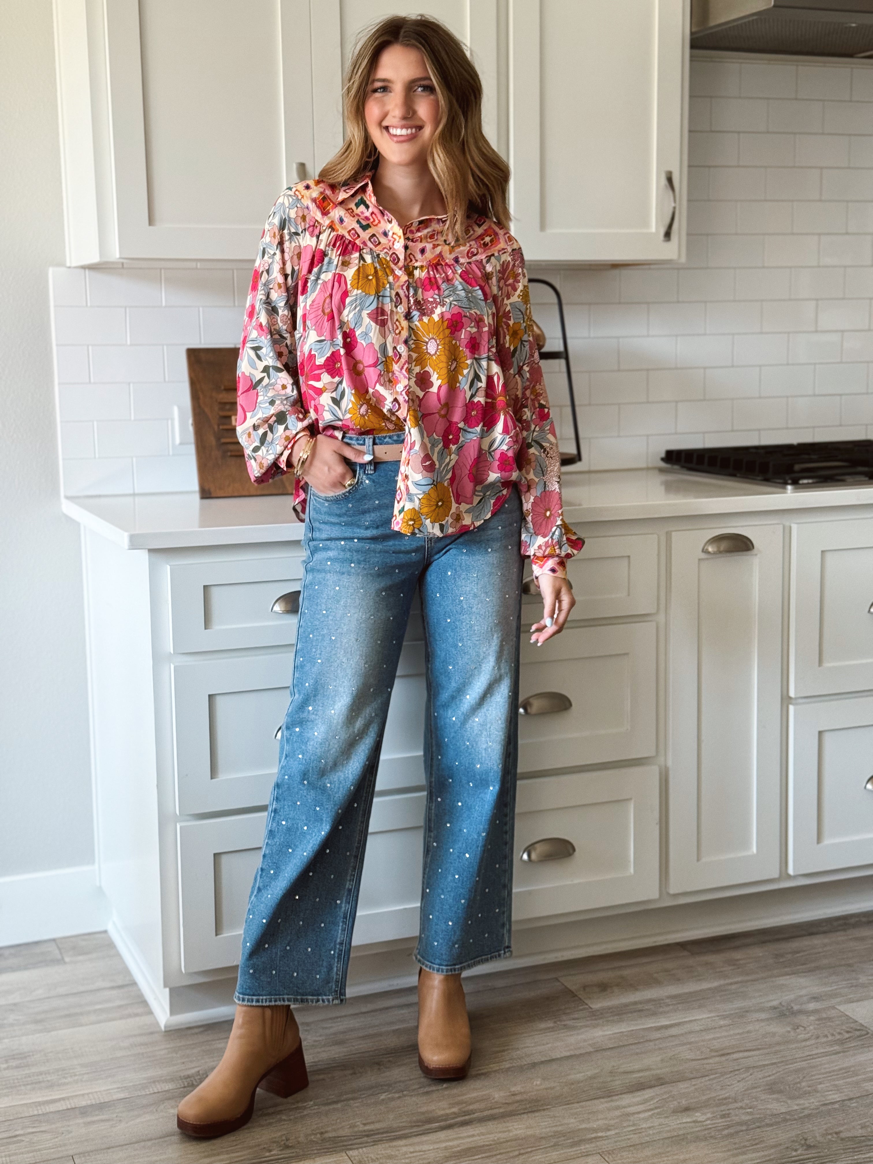 Darlene Blouse - ROSE MIX