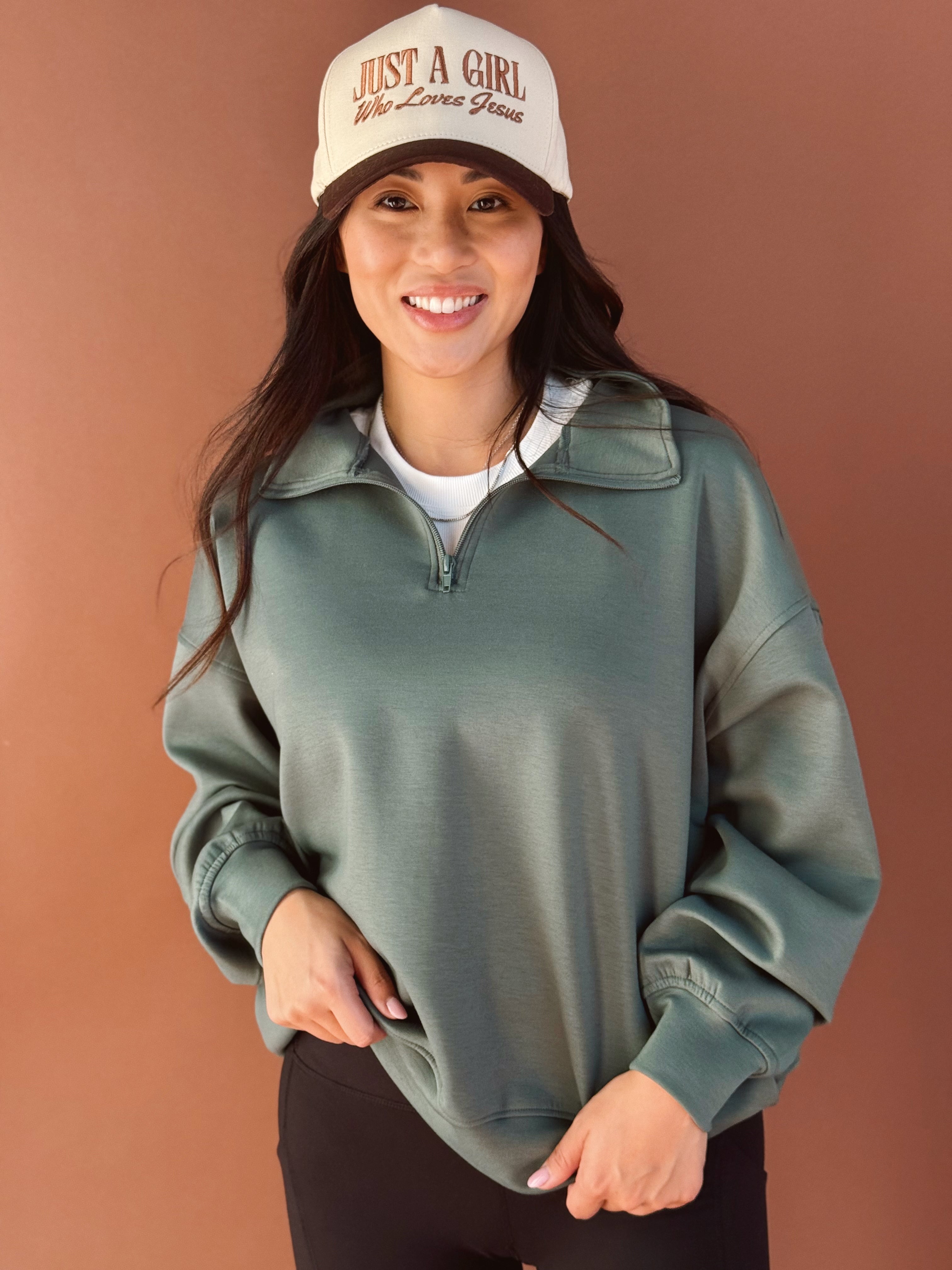Changing of the Leaves Sweatshirt - DARK FOREST