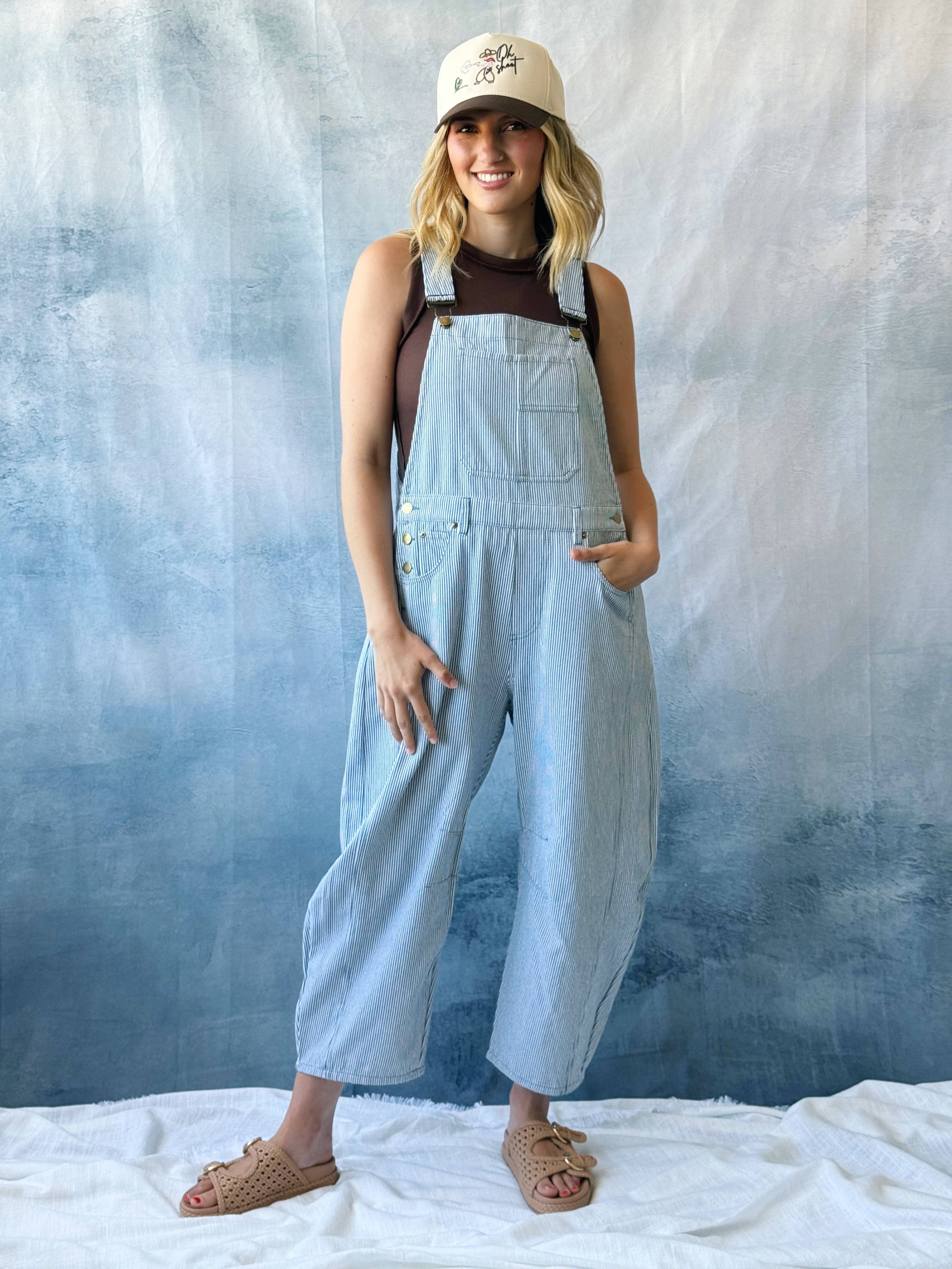 Aden Overalls - LIGHT BLUE - willows clothing Jumpsuit