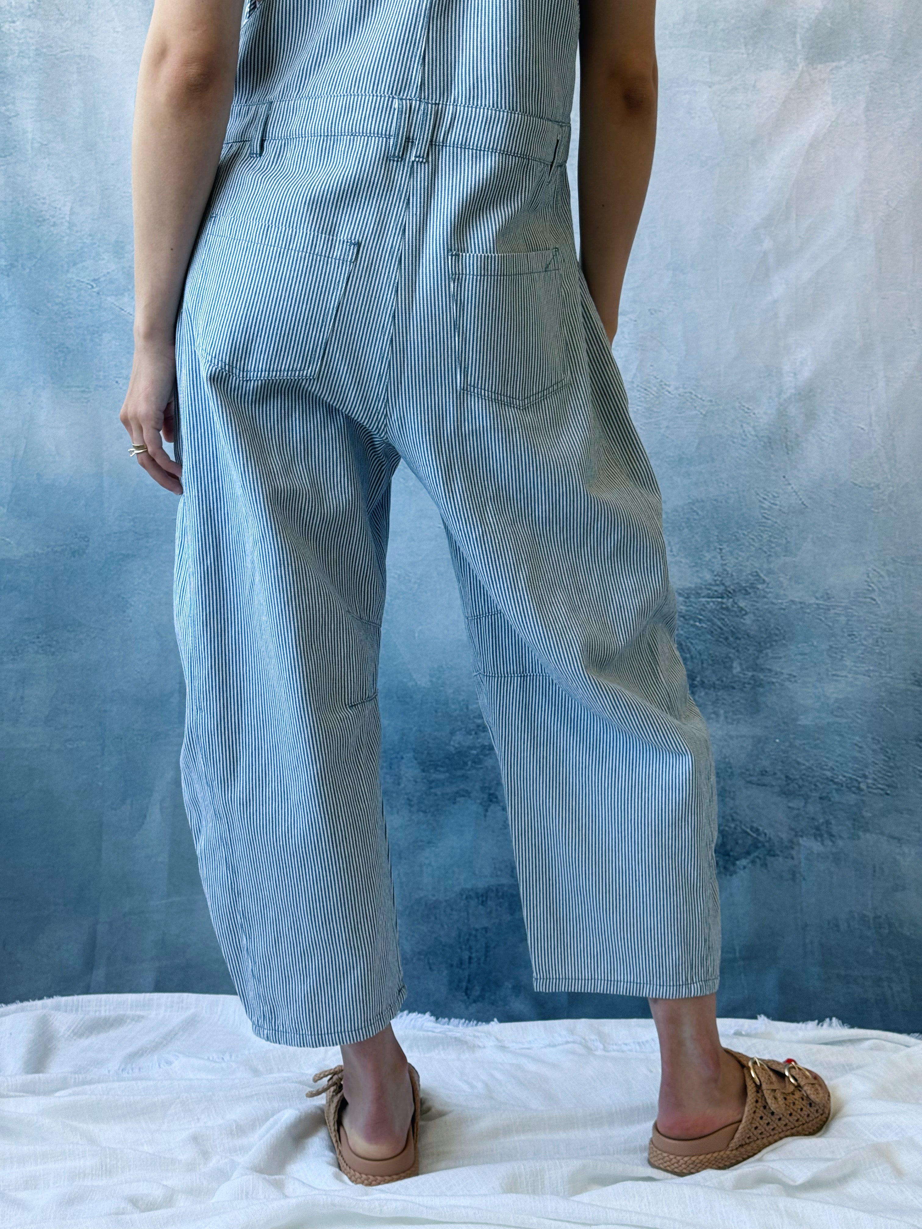 Aden Overalls - LIGHT BLUE - willows clothing Jumpsuit