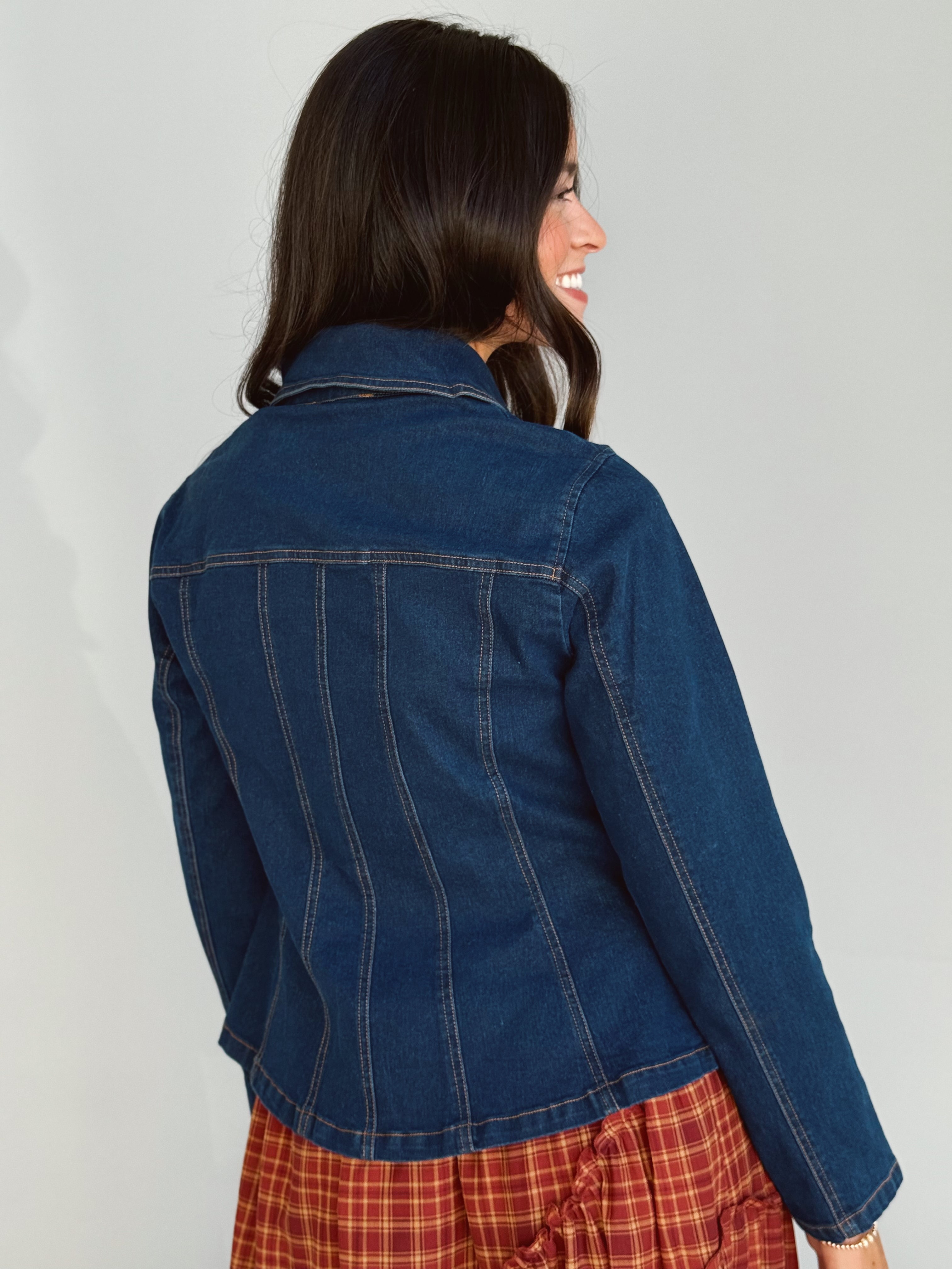 After Hours Denim Jacket - DENIM - willows clothing DENIM JACKET
