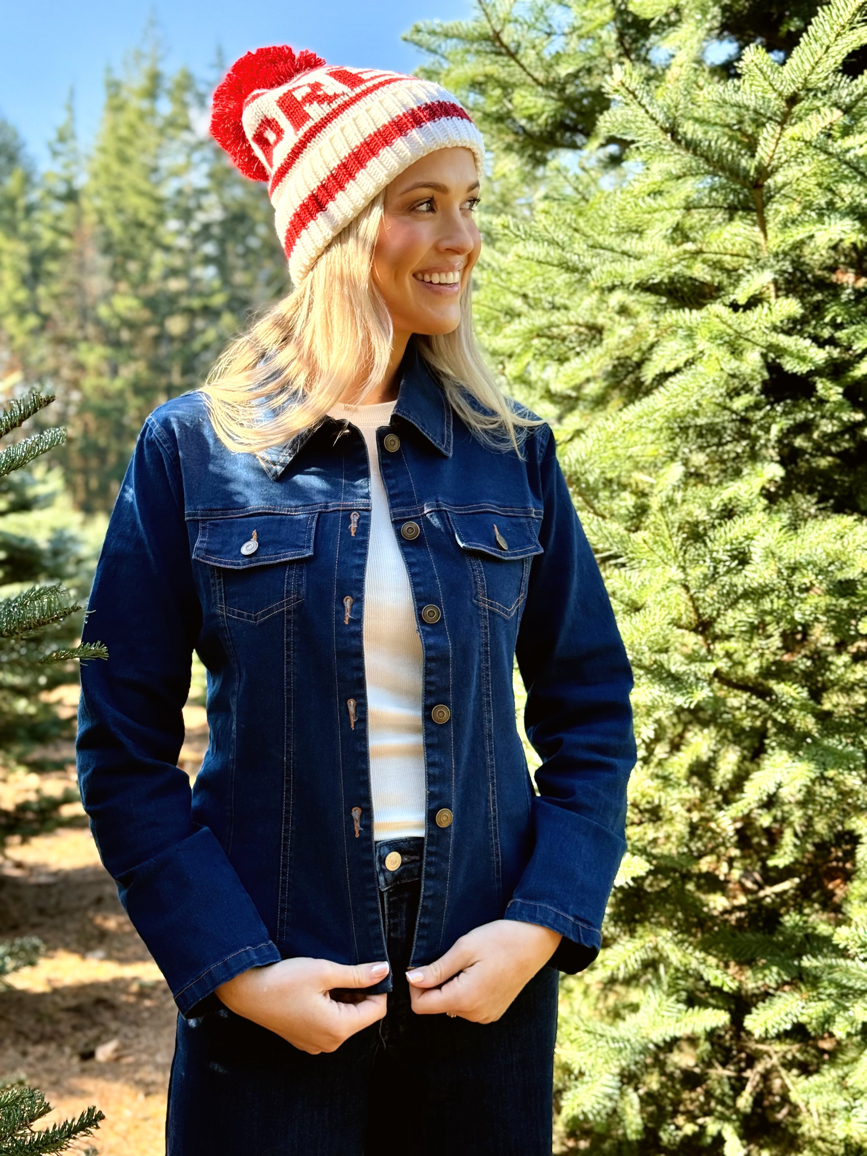 After Hours Denim Jacket - DENIM - willows clothing DENIM JACKET